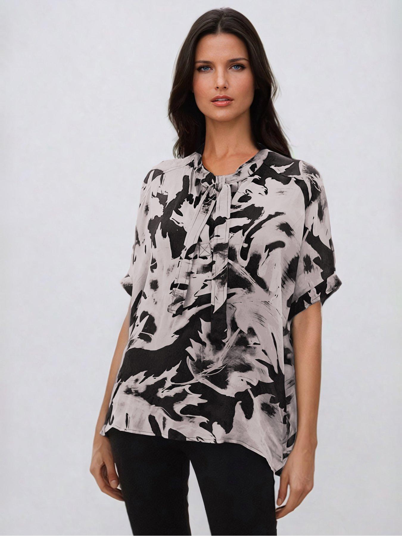 religion-oversized-hidden-blouse-in-abstract-print-on-cupro