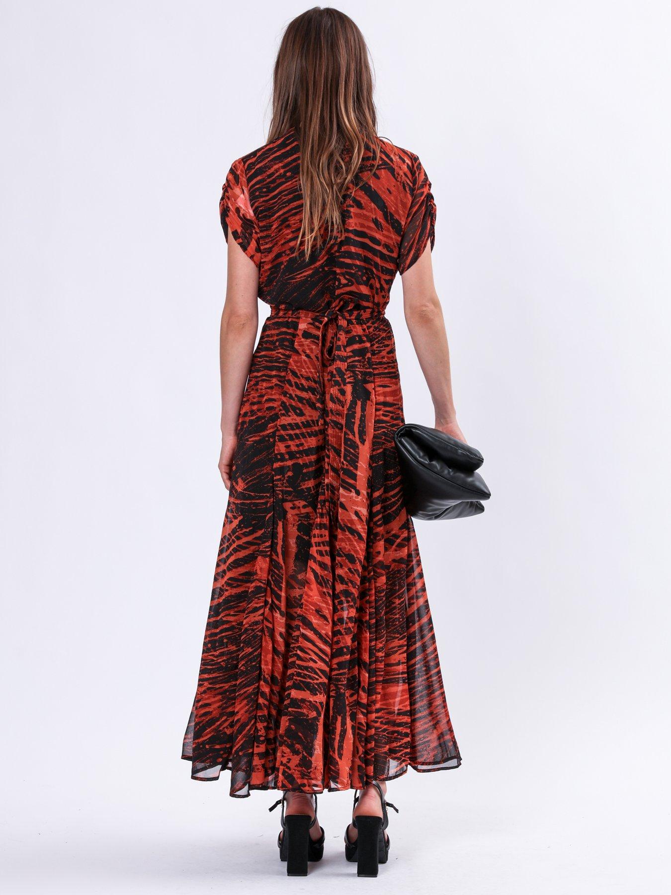 religion-delight-maxi-wrap-dress-with-cap-sleeve-in-beautiful-printsstillFront