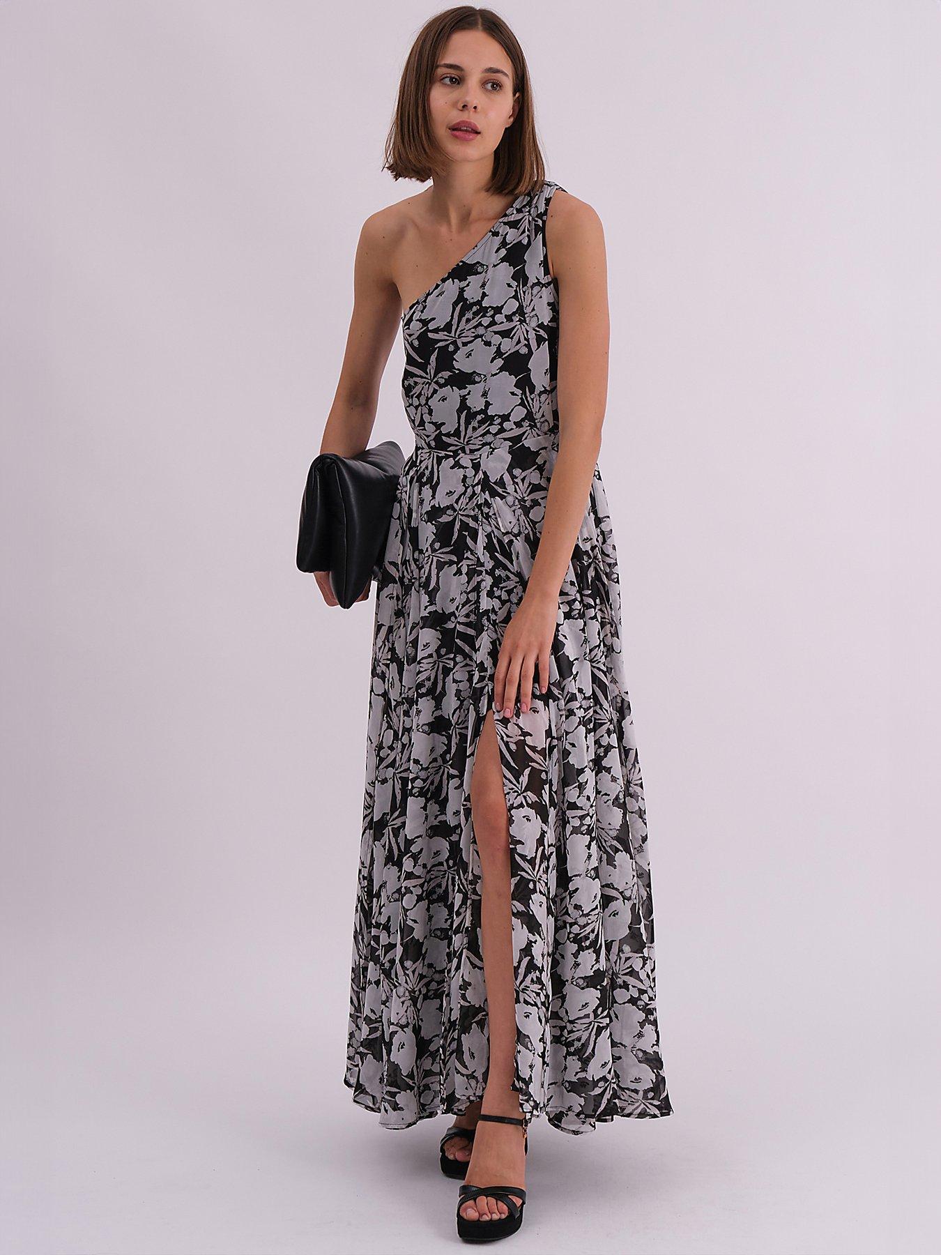 religion-signature-one-shoulder-maxi-dress-with-full-multi-layered-skirtback