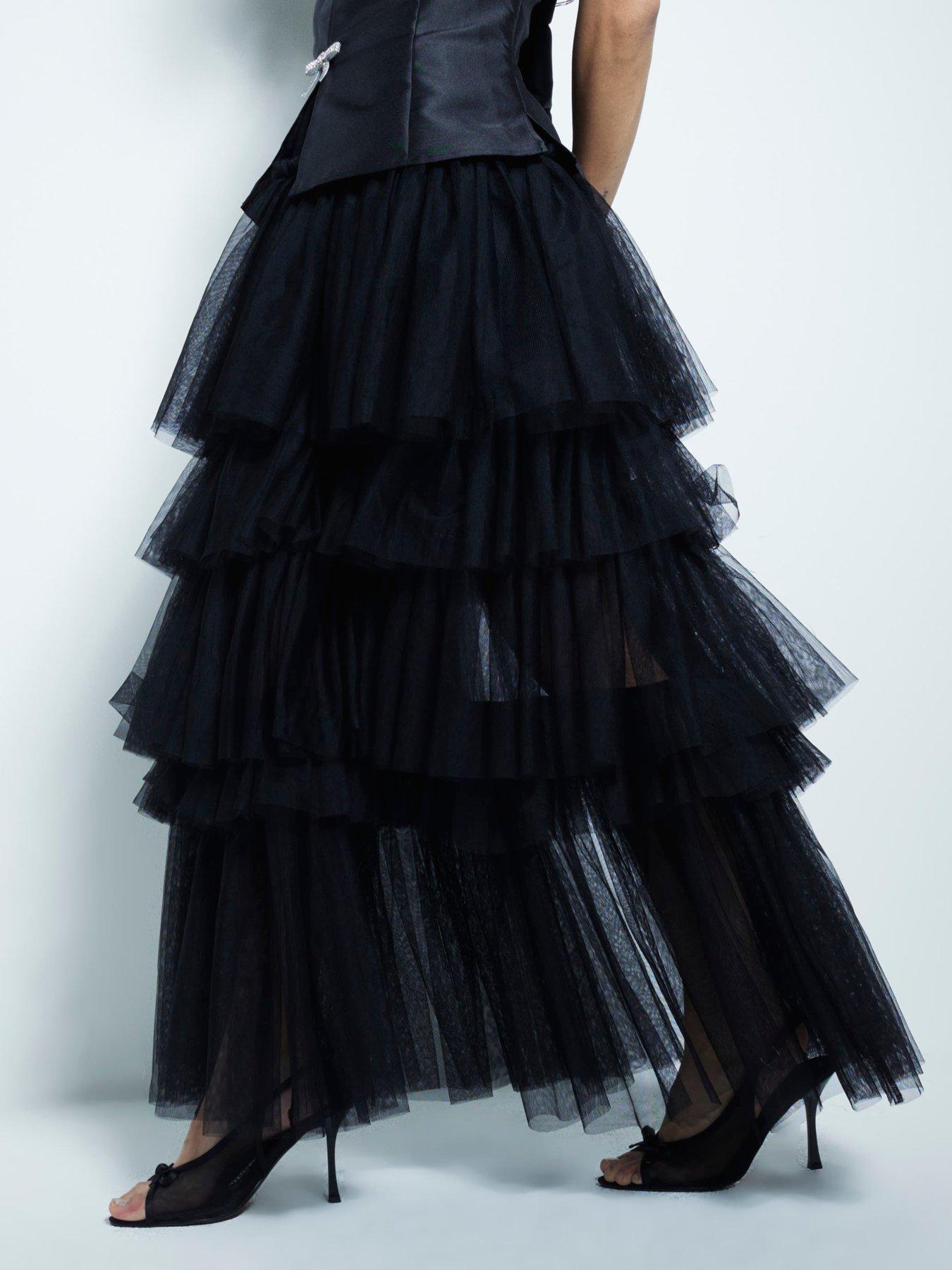 river-island-mesh-tulle-skirt-blackoutfit