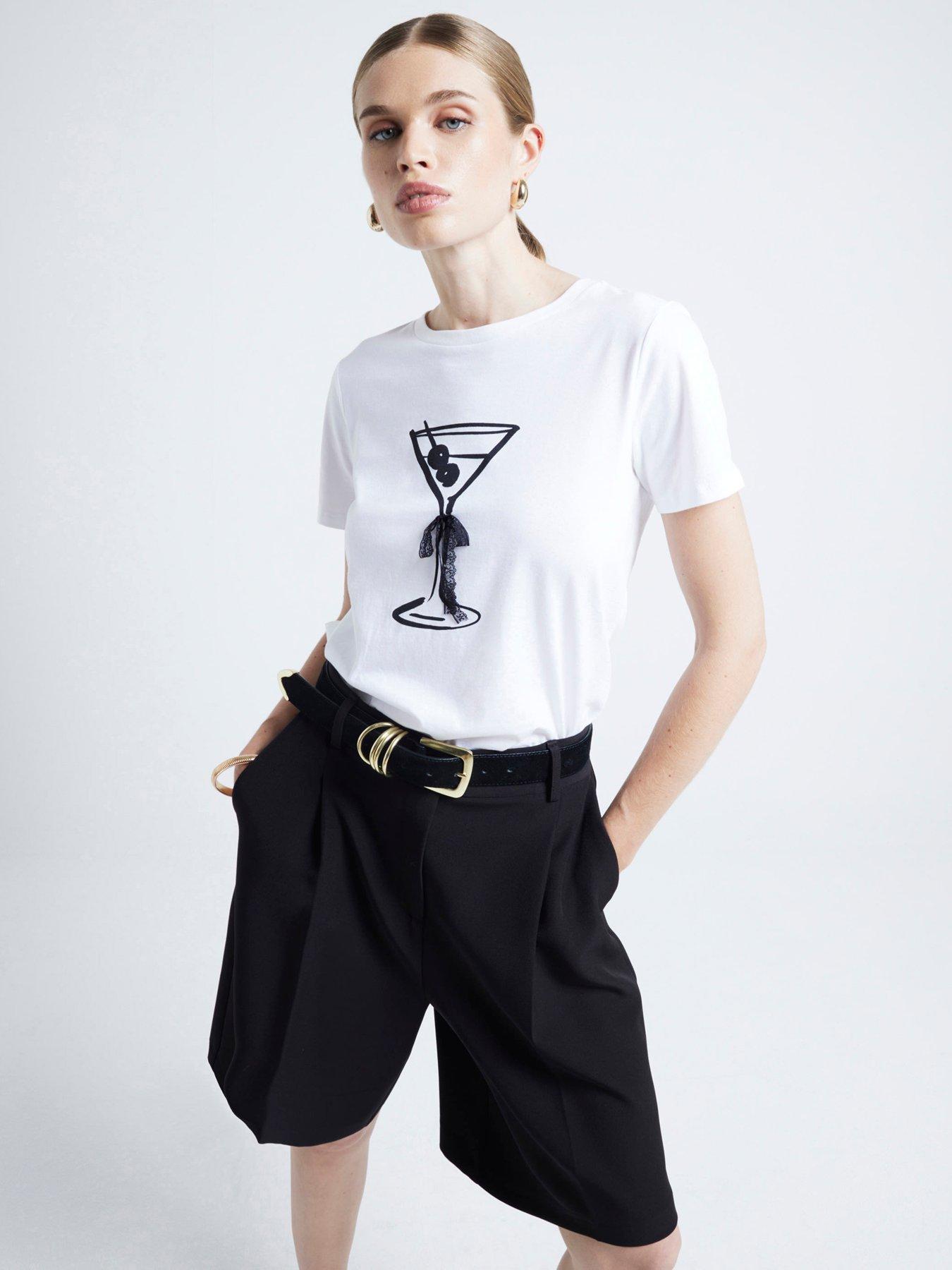 river-island-cocktail-bow-tee-white