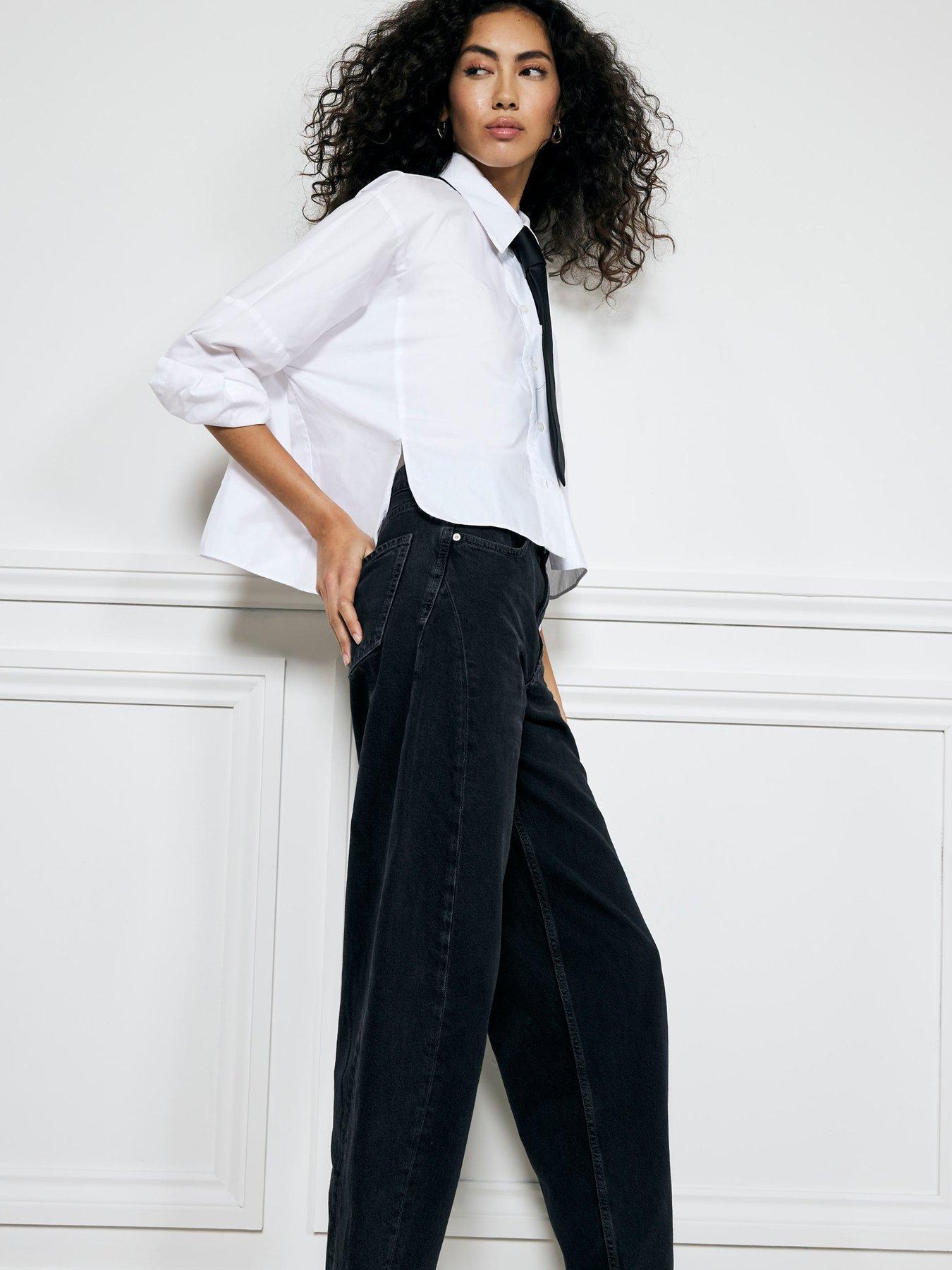 river-island-oversized-seam-detailed-barrel-leg-jeans-blackoutfit