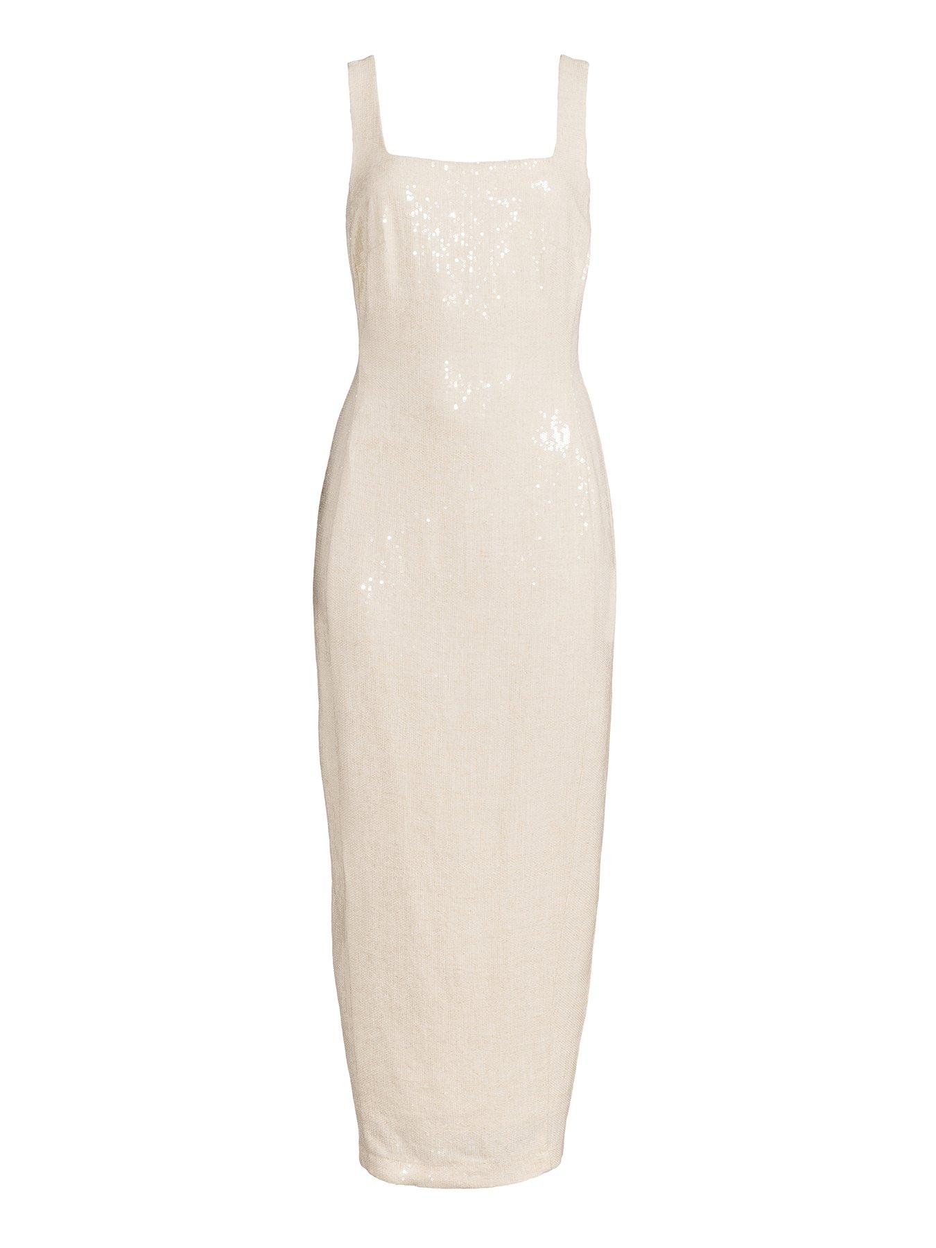 michelle-keegan-sequin-midaxi-tailored-dress-beigedetail