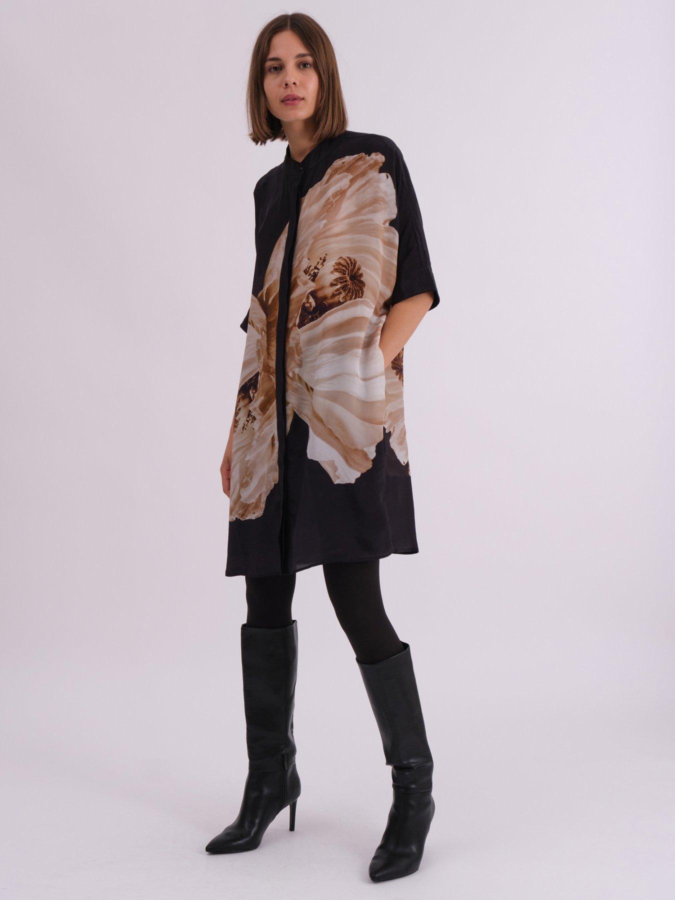 religion-twist-oversized-tunic-dress-with-large-floral-placement-printback