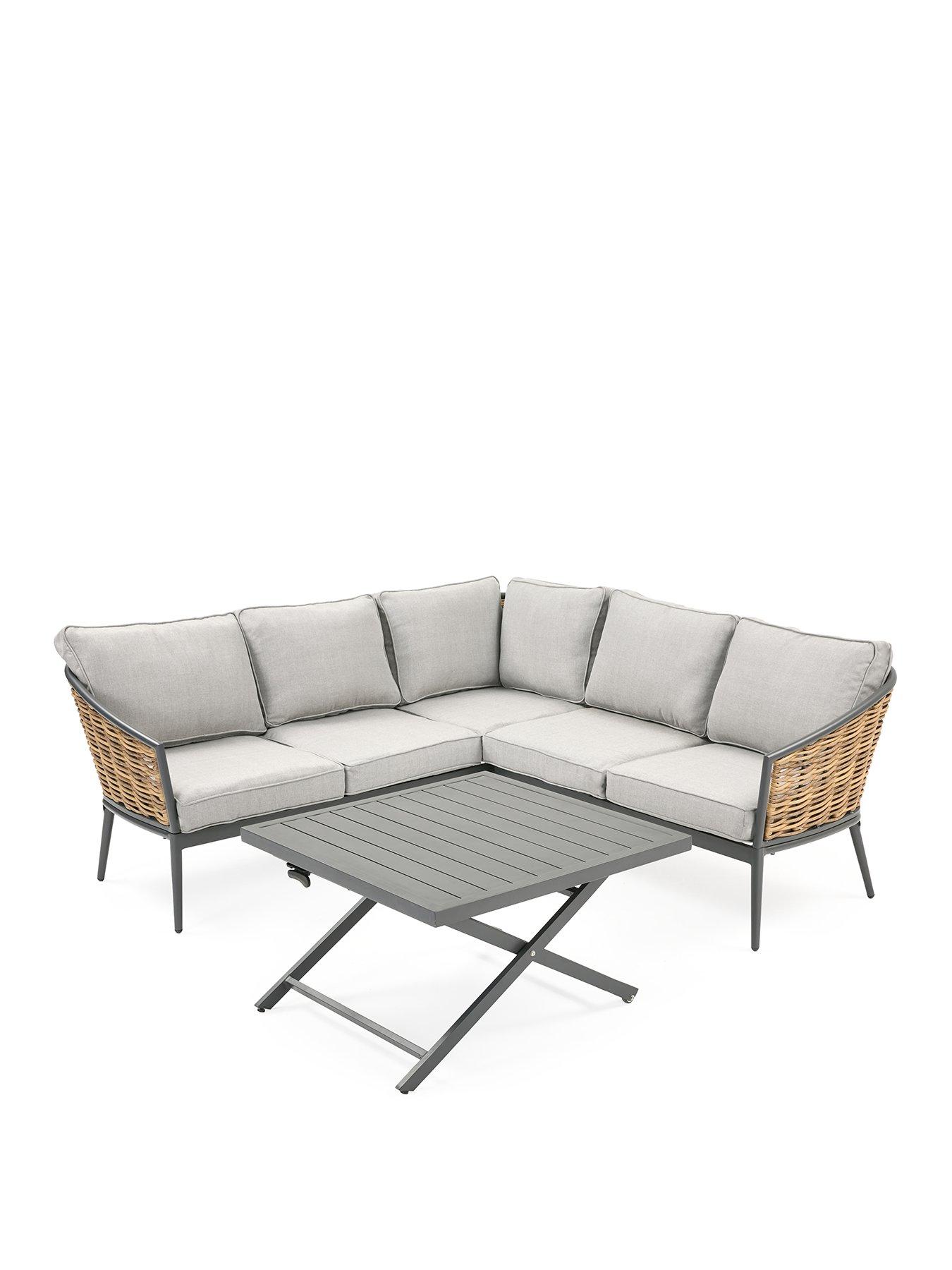 Image 2 of 6 of Very Home Luxe Corner Set With lift Up Dining Table