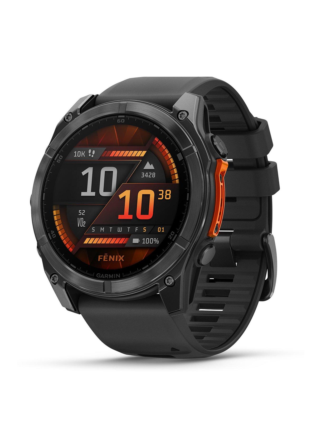 Garmin fenix 8 51 mm AMOLED Slate Gray with Black Silicone Band Very Ireland