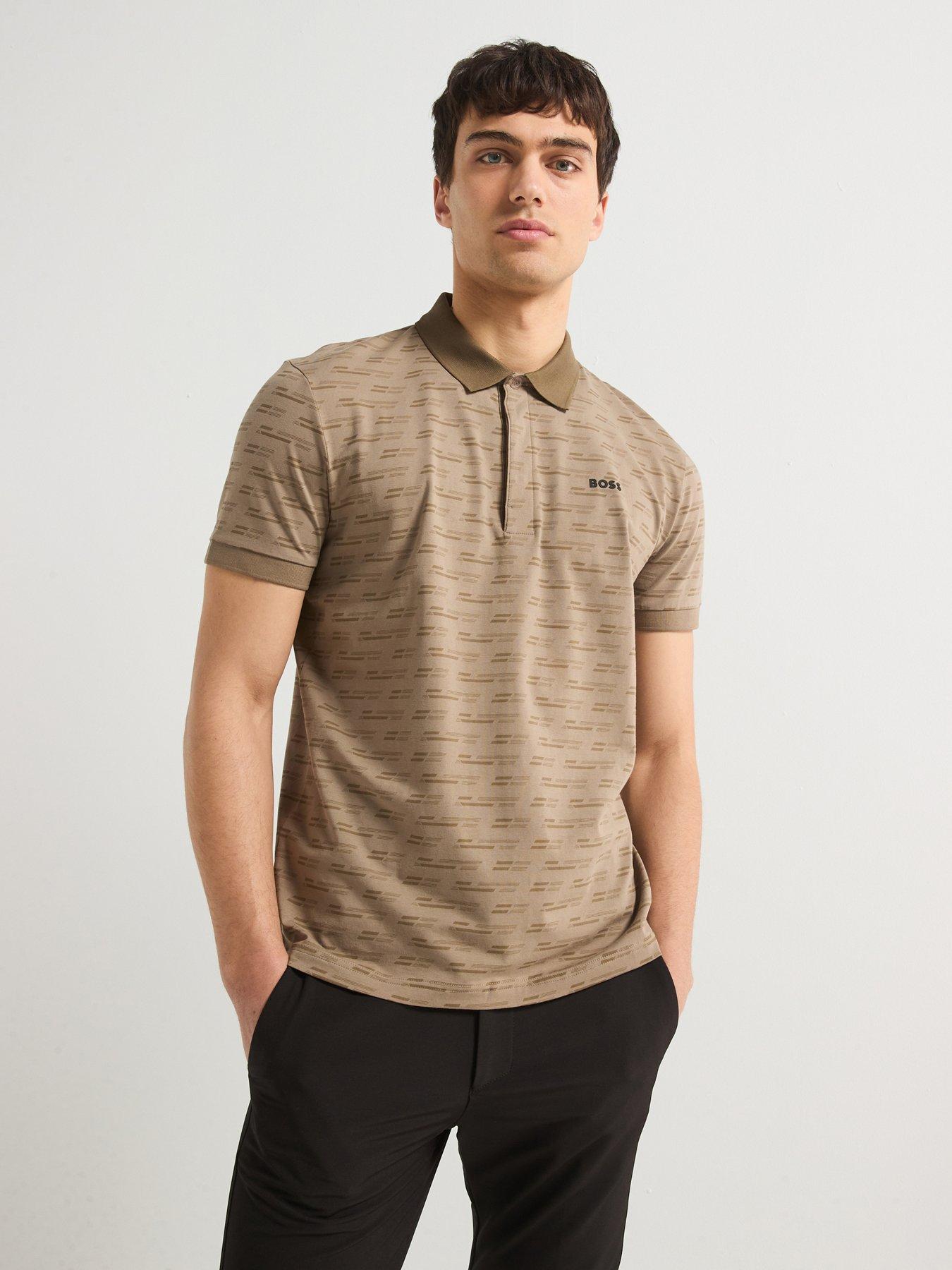 boss-paddy-tape-all-over-print-polo-shirt--khaki