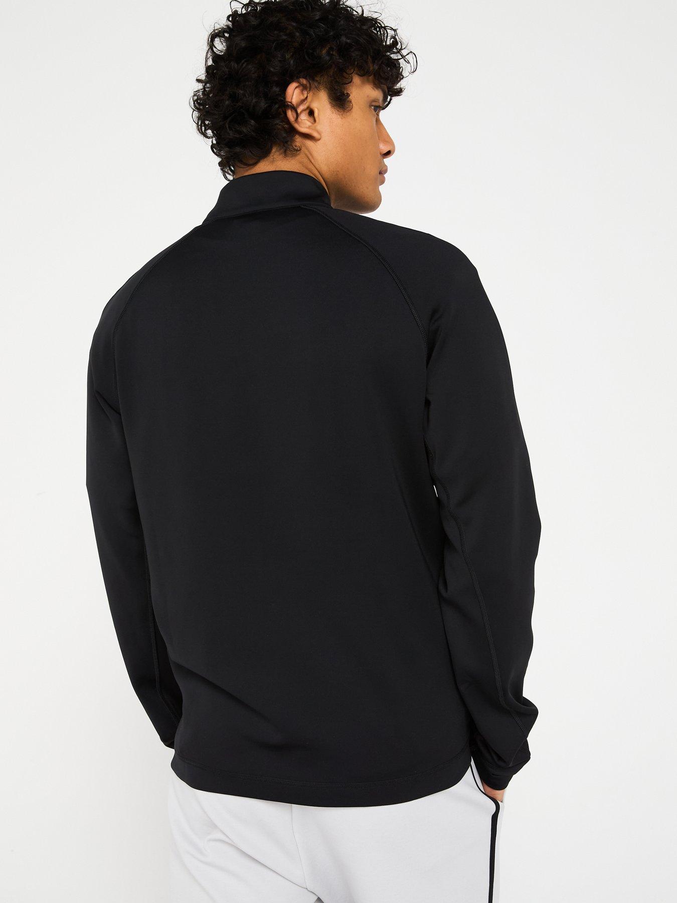 boss-sweat-active-14-zip-sweat-top-blackstillFront