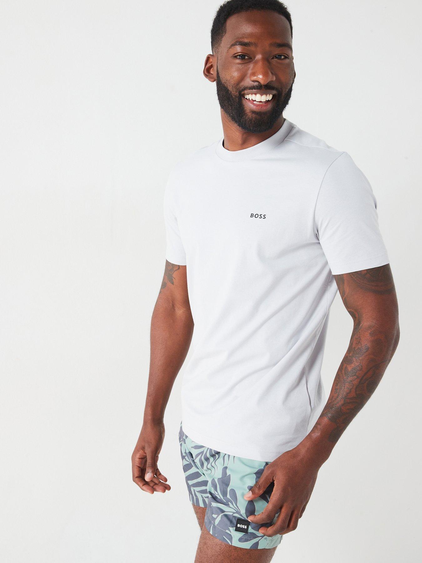 boss-regular-fit-t-shirt--light-grey