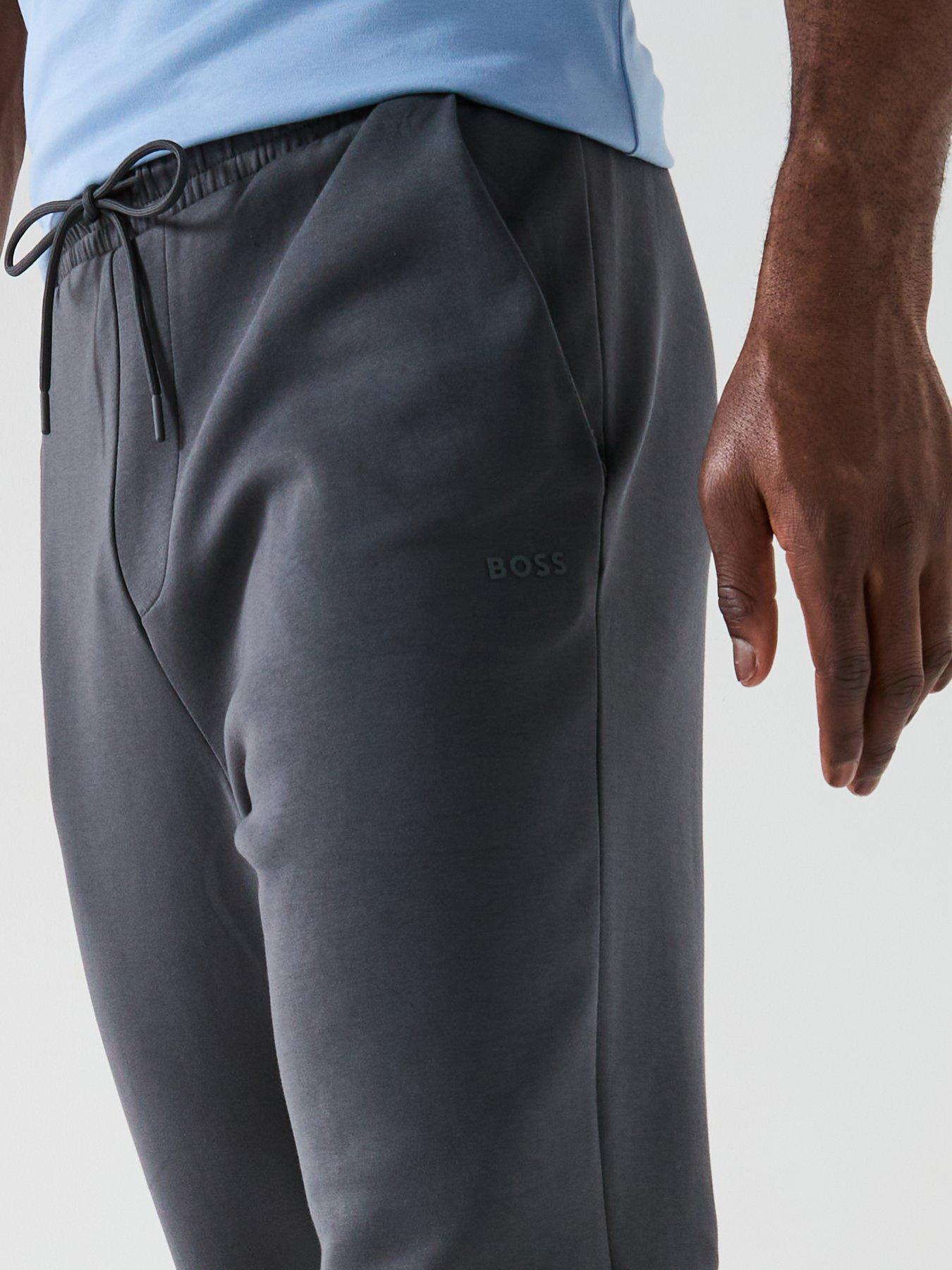 Image 4 of 5 of BOSS Hadiko Regular Fit Cuff Joggers - Dark Grey