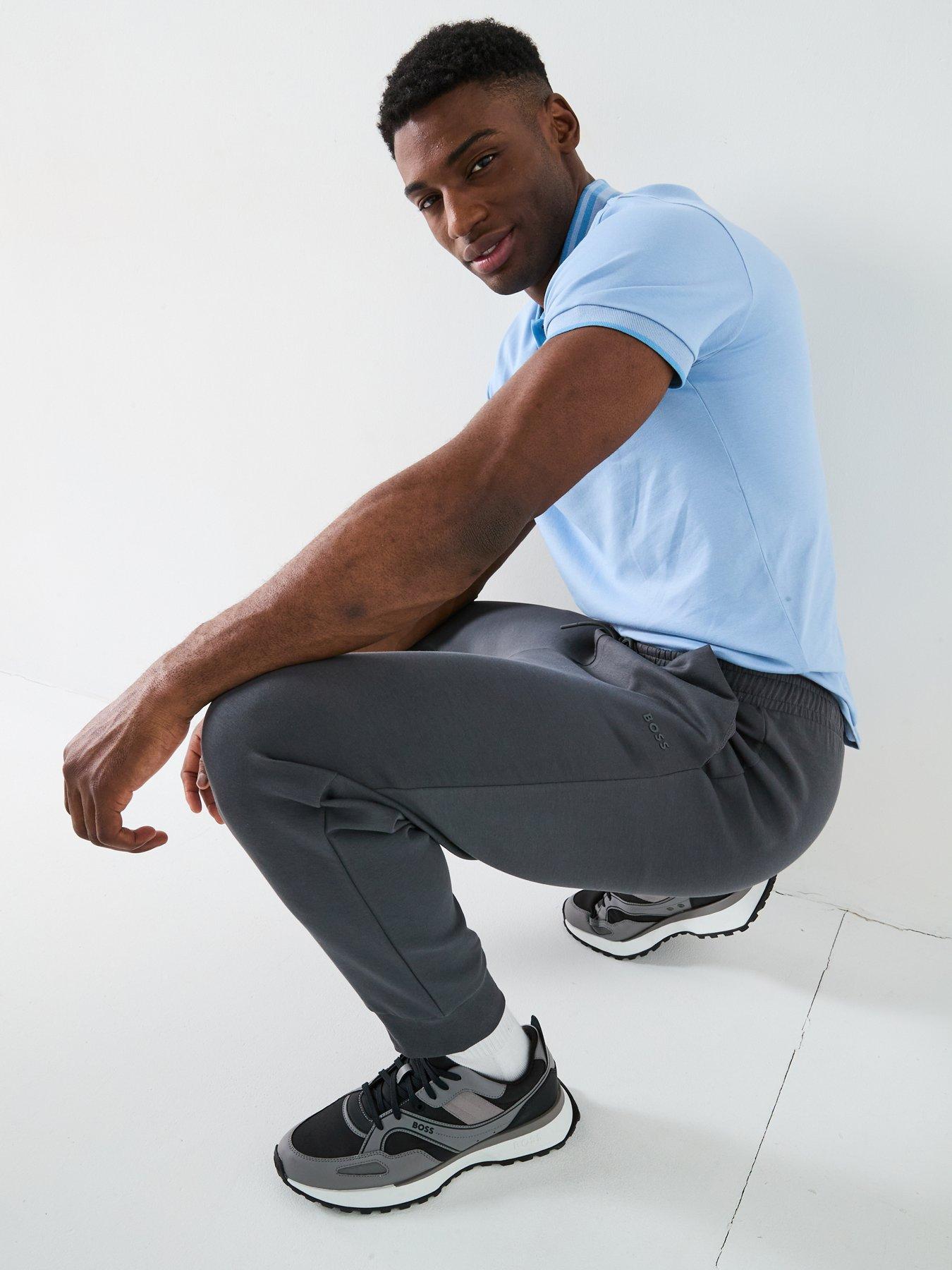Image 5 of 5 of BOSS Hadiko Regular Fit Cuff Joggers - Dark Grey