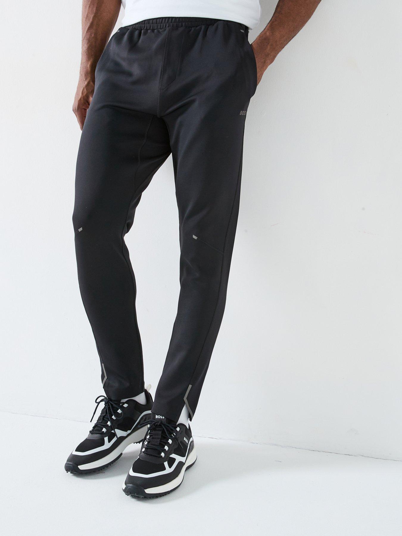 Image 1 of 6 of BOSS Hicon Active Stretch Tapered Joggers- Black