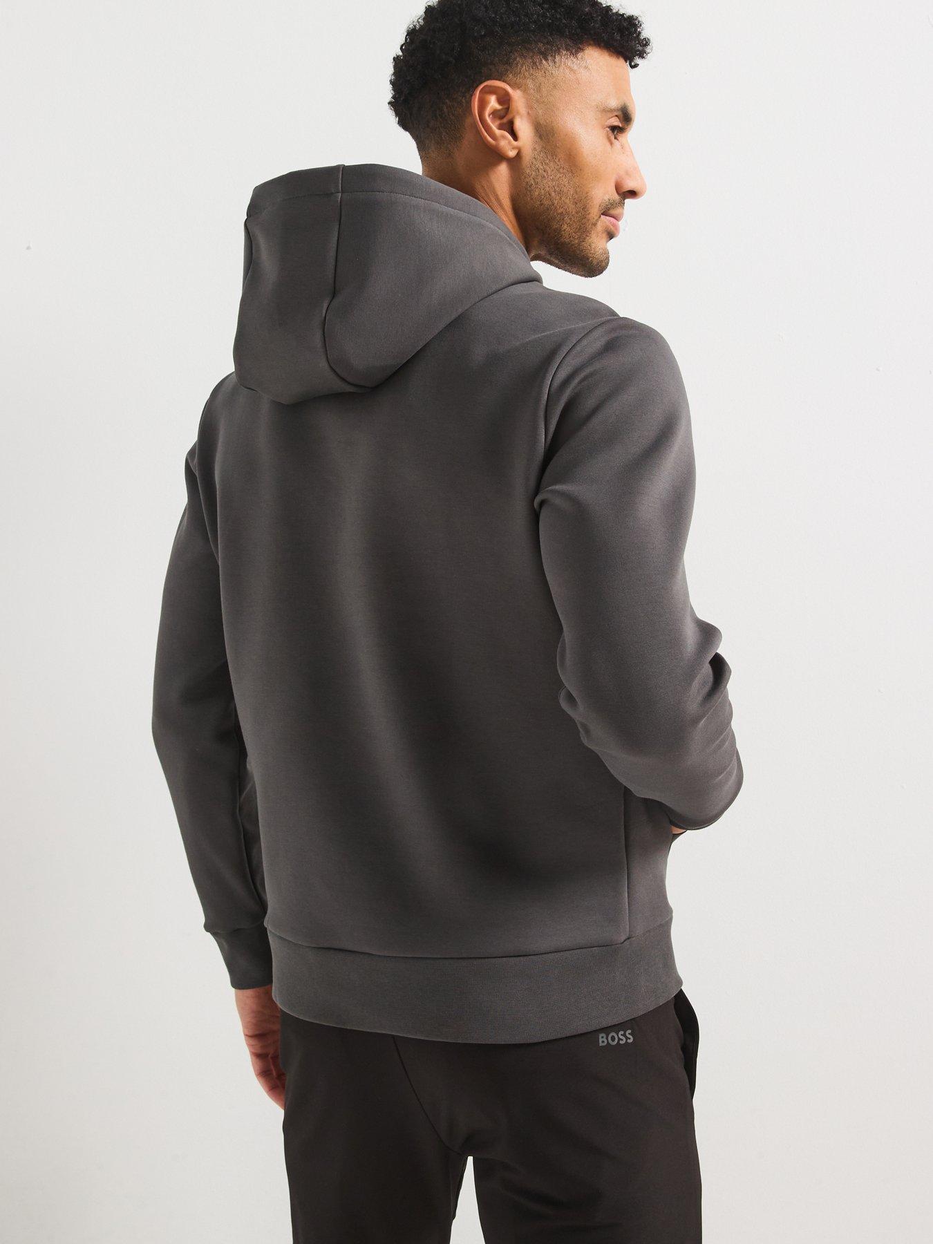 boss-soody-rubberised-chest-logo-hoodie-dark-greystillFront