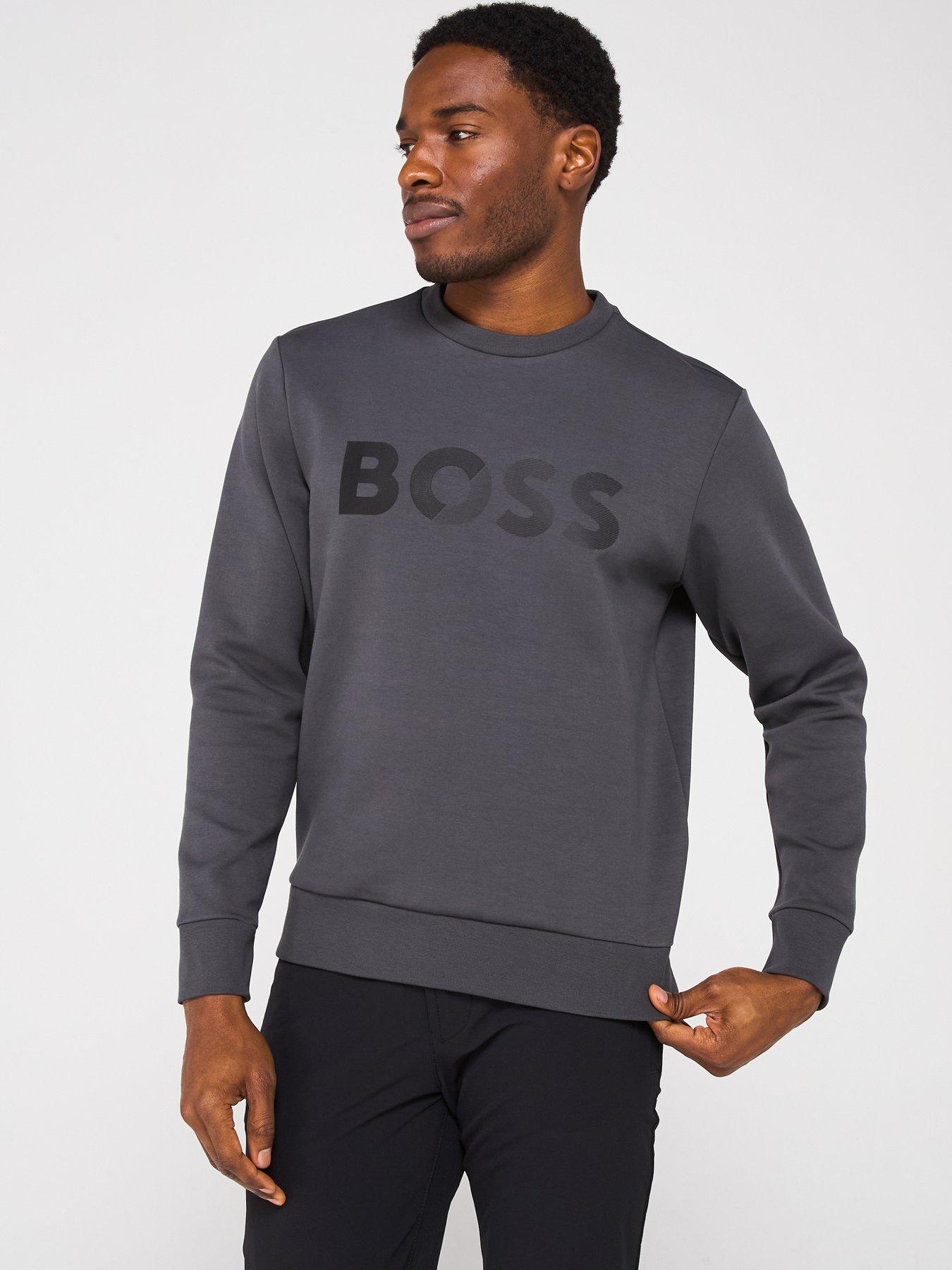 boss-salbo-regular-fit-rubberised-chest-logo-crew-sweat--dark-grey