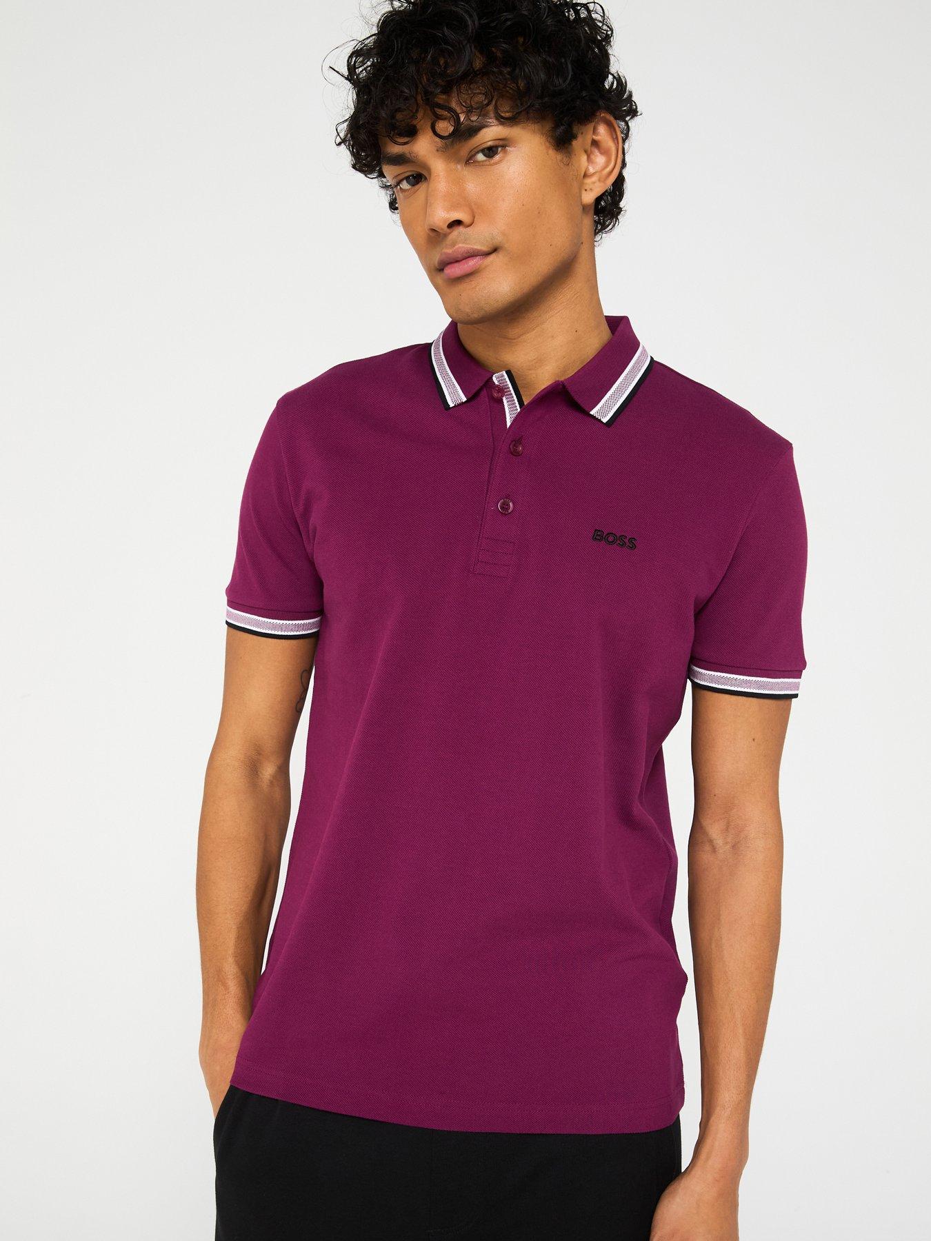 boss-paddy-regular-fit-tipped-polo-shirt--dark-purple