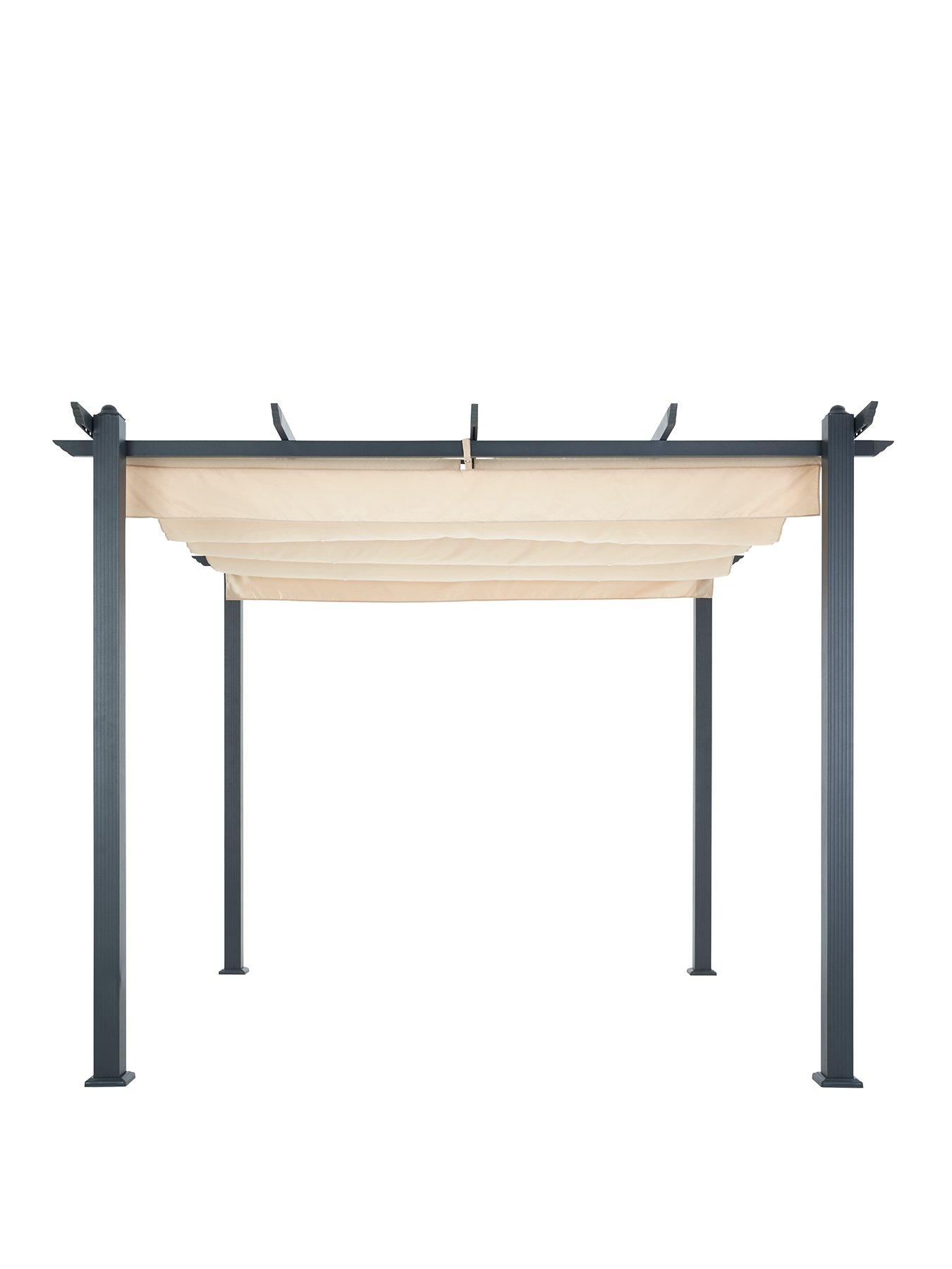 Image 2 of 5 of The Very Collection Aluminium 3 X 3M Gazebo With Adjustable Canopy