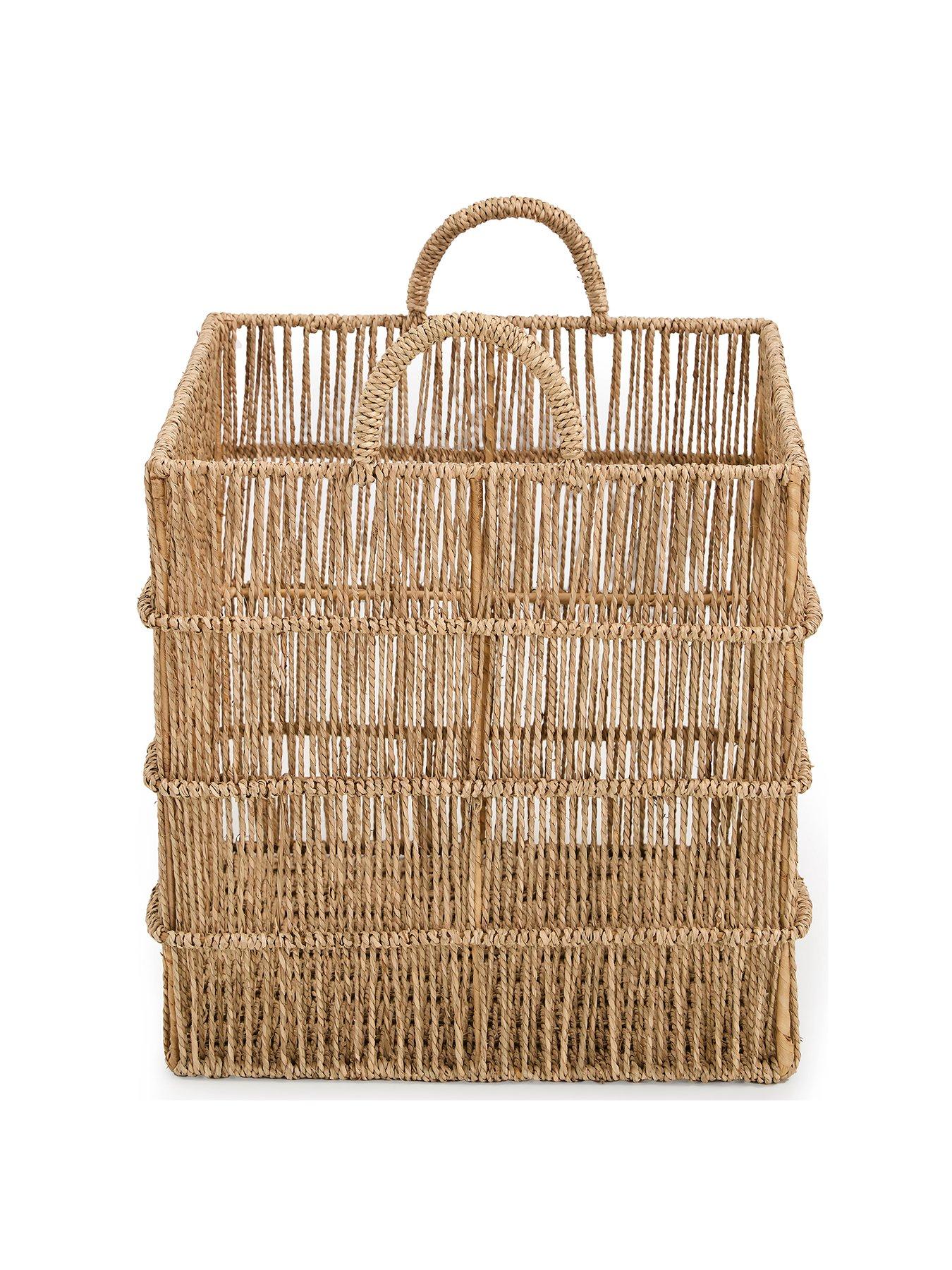 Image 2 of 6 of Very Home Coastal  Square Basket Large