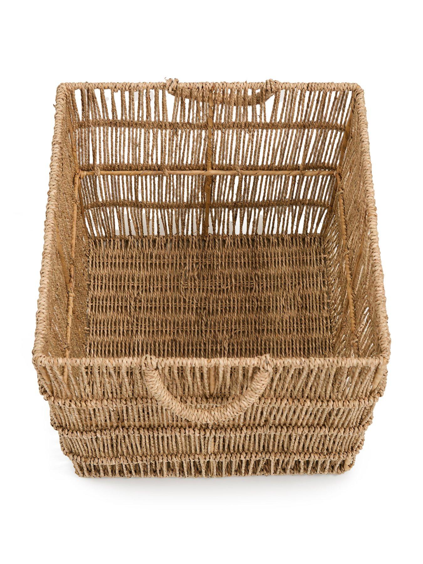Image 4 of 6 of Very Home Coastal  Square Basket Large