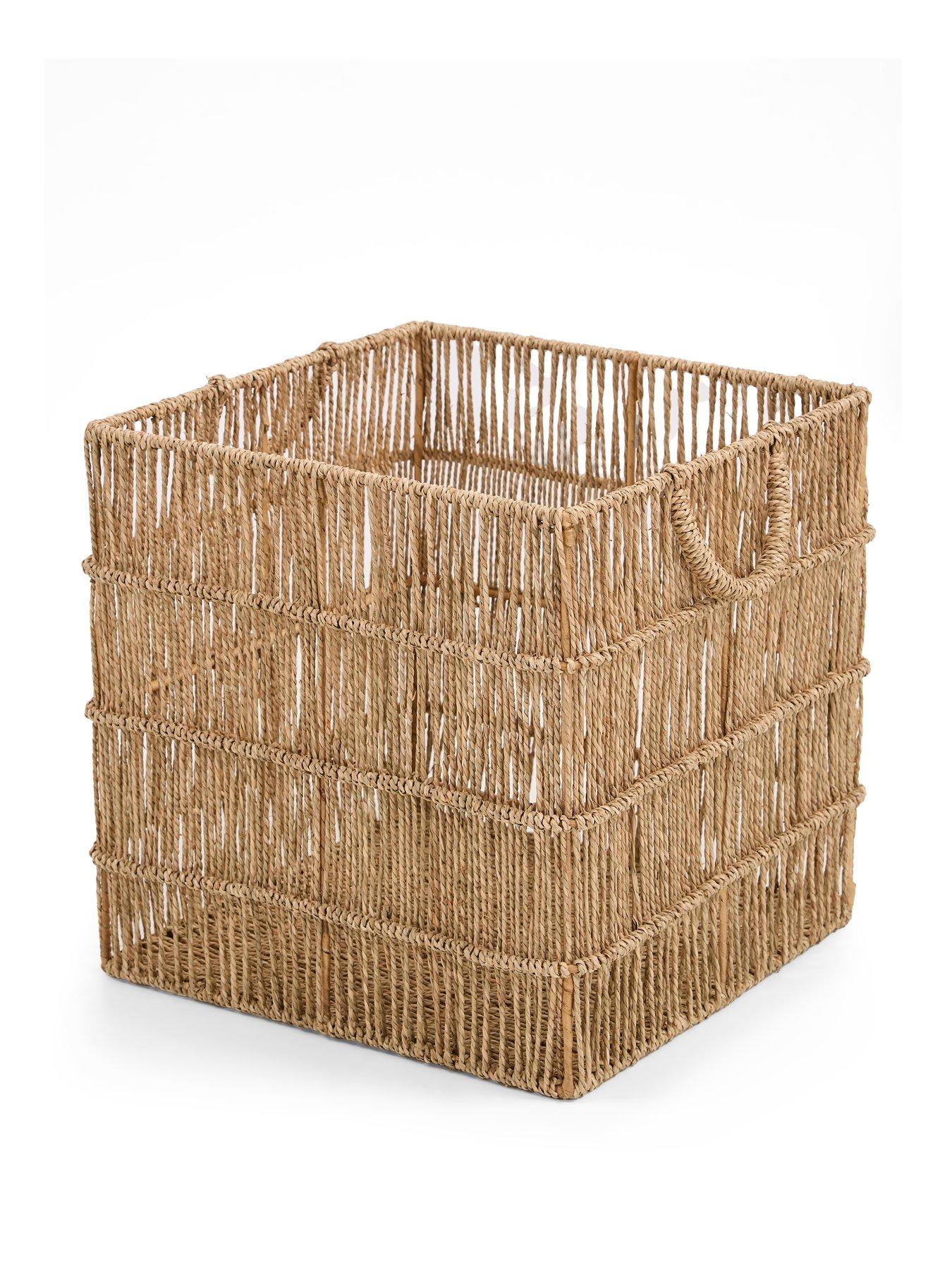 Image 5 of 6 of Very Home Coastal  Square Basket Large