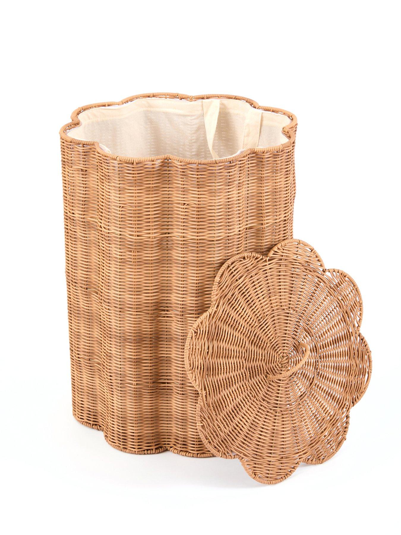 Image 3 of 6 of The Very Collection Scalloped Laundry Basket