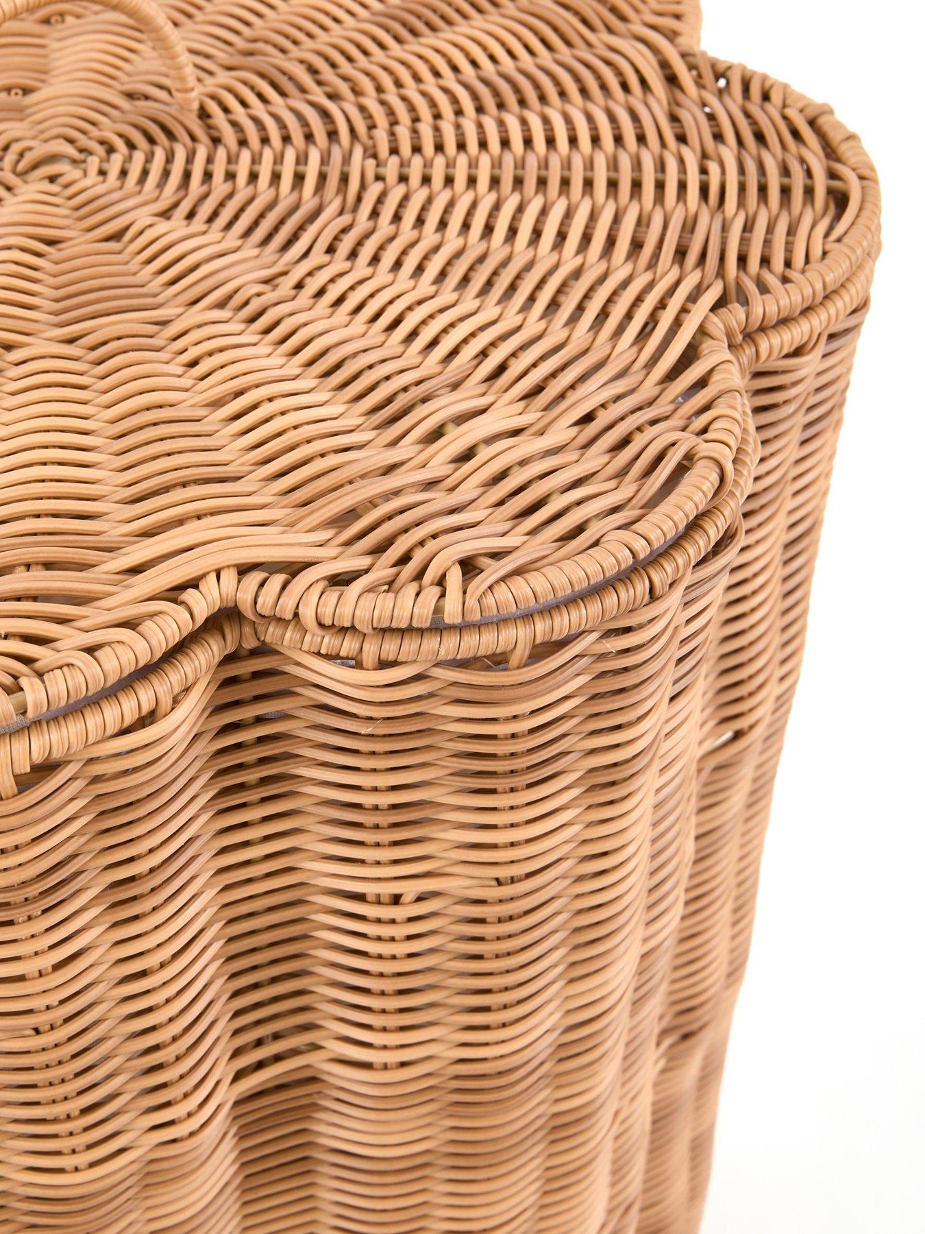 Image 6 of 6 of The Very Collection Scalloped Laundry Basket