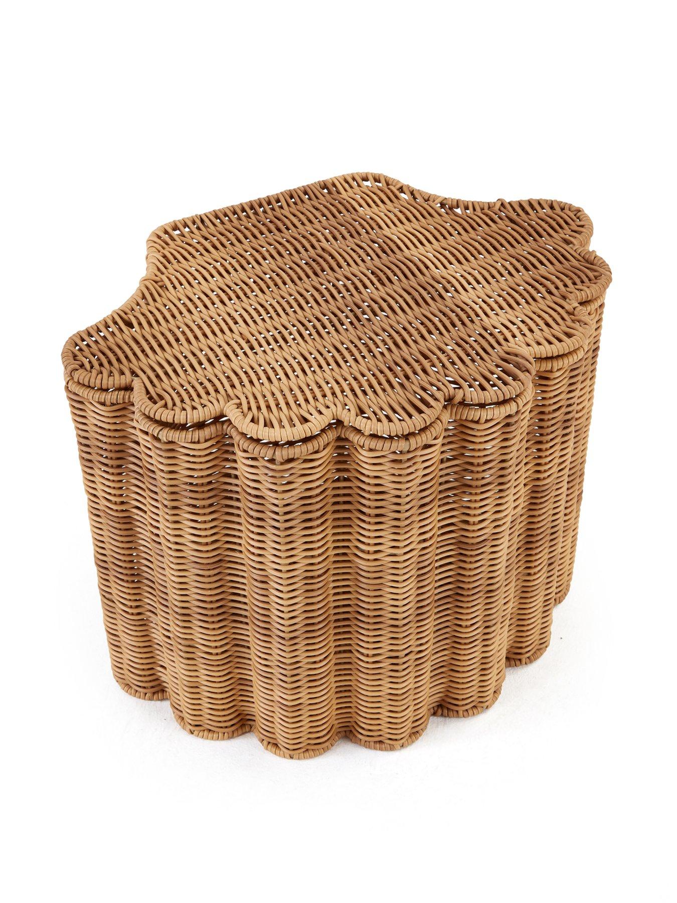 Image 3 of 6 of The Very Collection Scalloped Basket With Lid