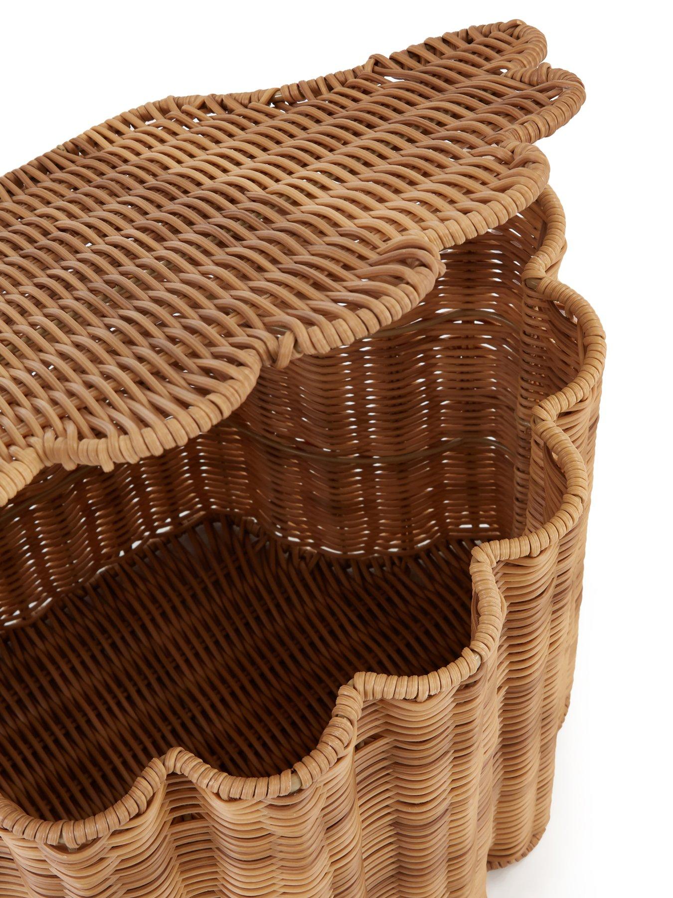 Image 5 of 6 of The Very Collection Scalloped Basket With Lid