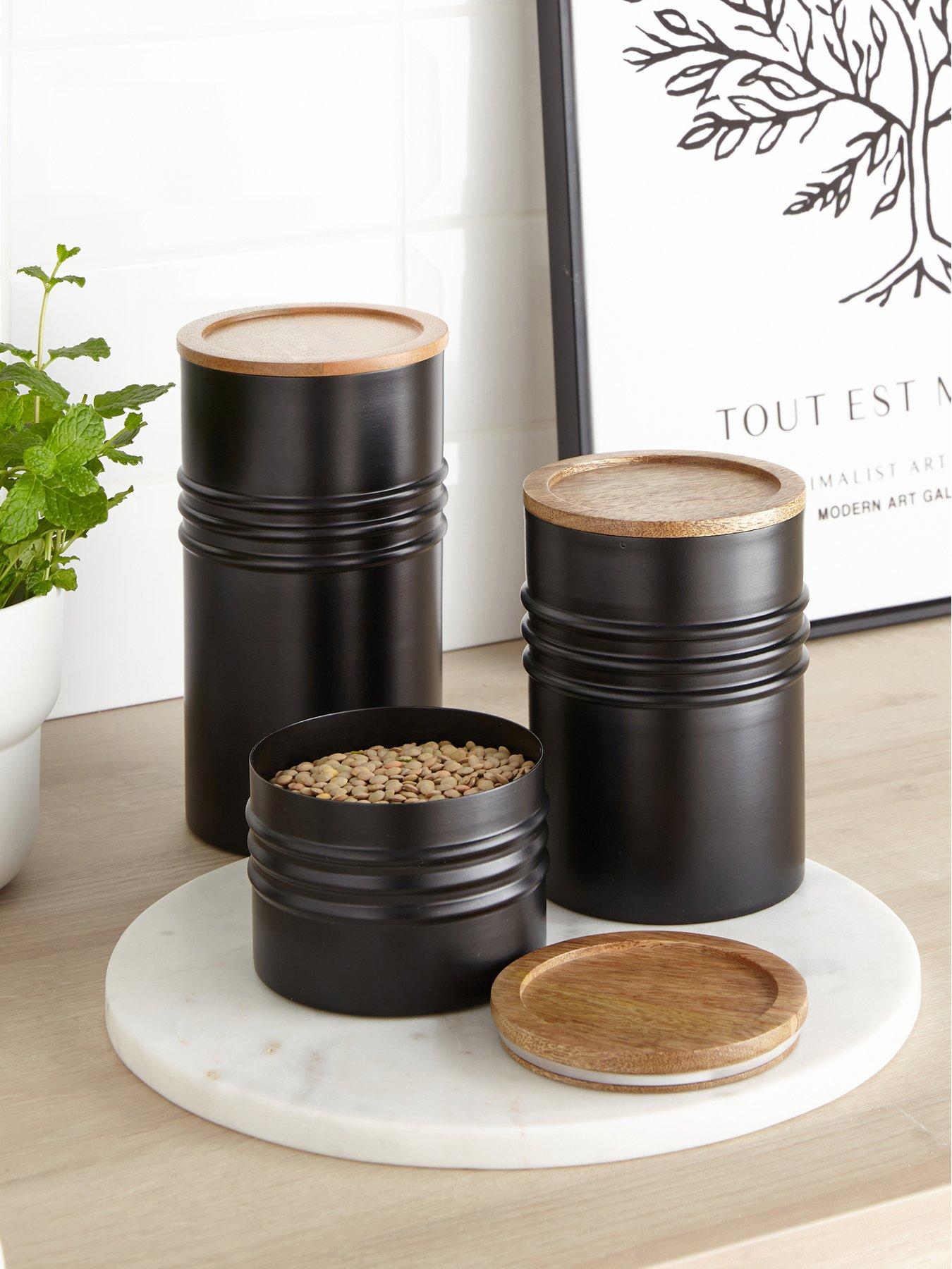 the-very-collection-set-of-3-black-half-ribbed-canister