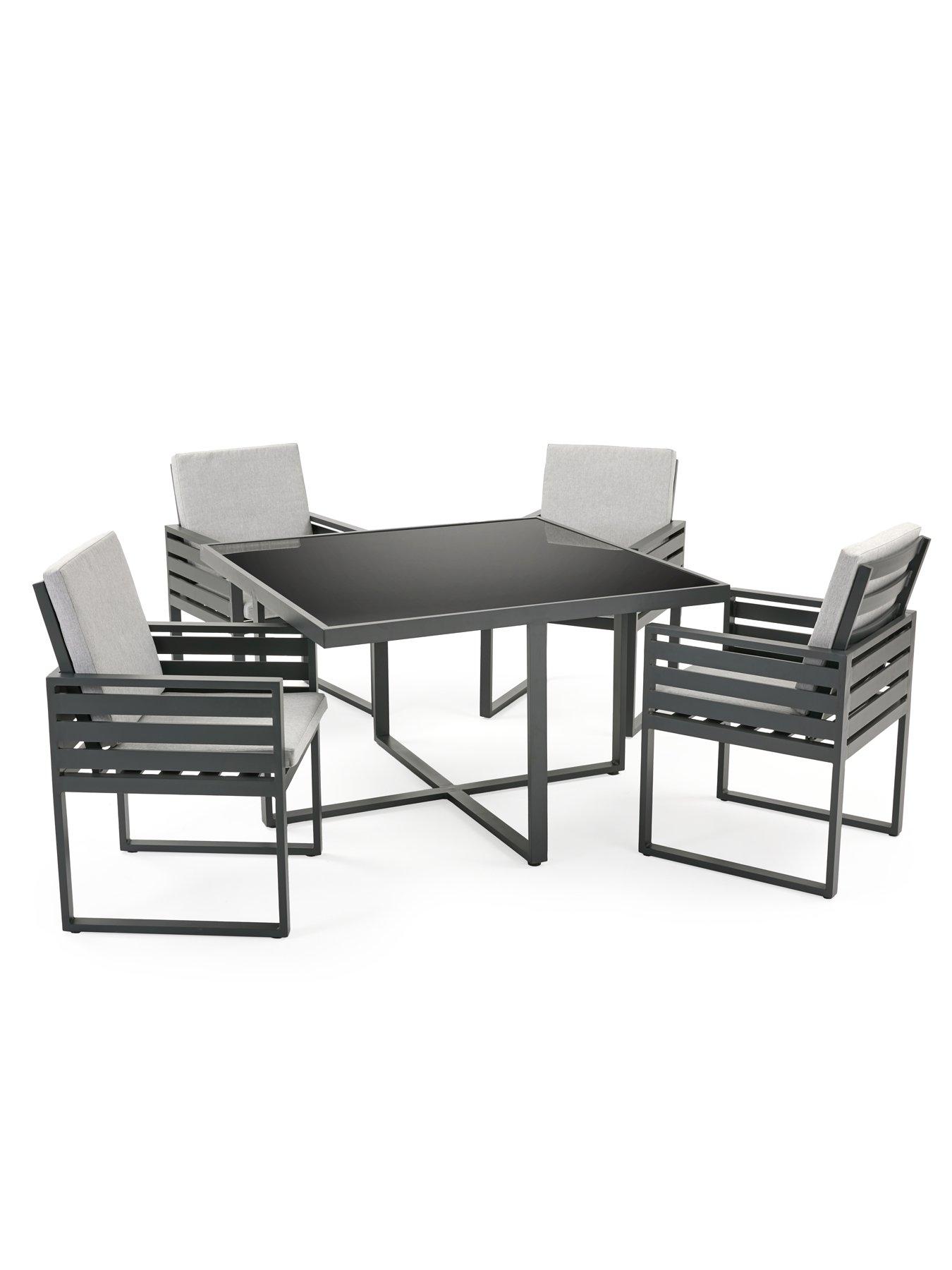 Image 3 of 8 of The Very Collection Cuba 4 Seater Cube Set