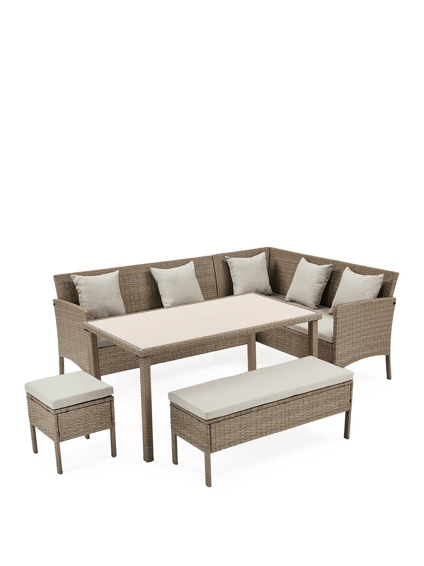 Image 3 of 7 of The Very Collection Monte Carlo Corner Dining Set