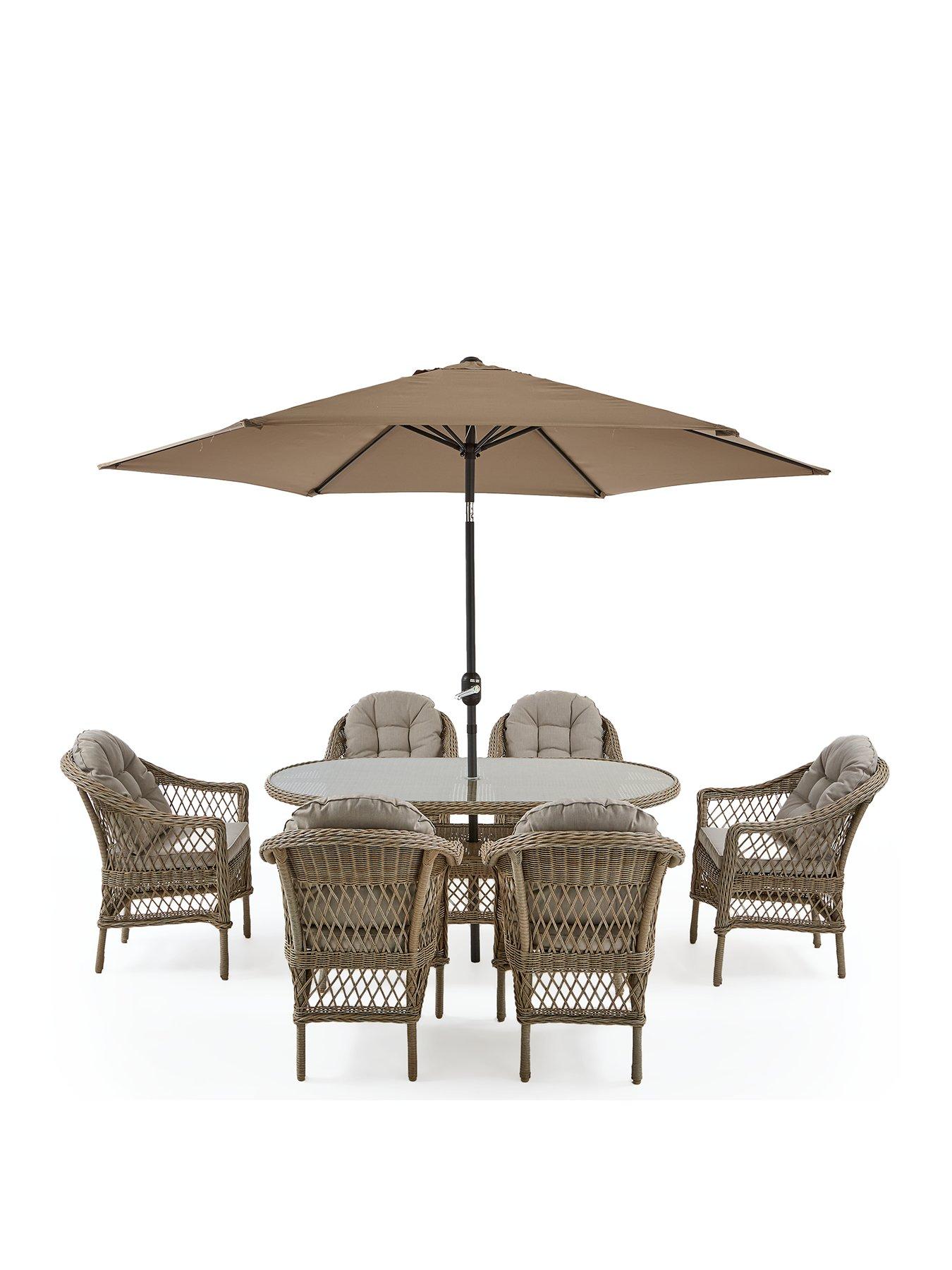 Image 2 of 7 of The Very Collection Venice 6 Seater Dining Set