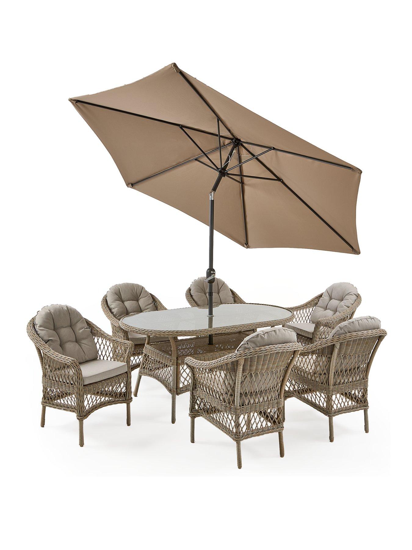 Image 3 of 7 of The Very Collection Venice 6 Seater Dining Set