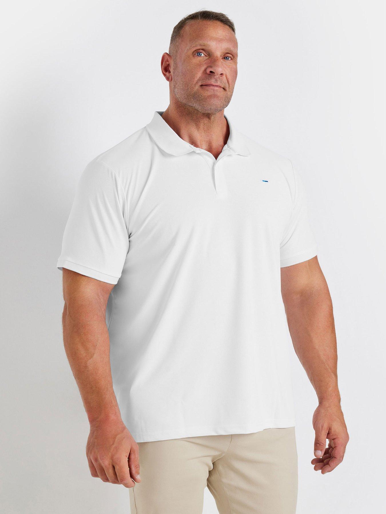 badrhino-poly-pique-golf-polo-shirt-white