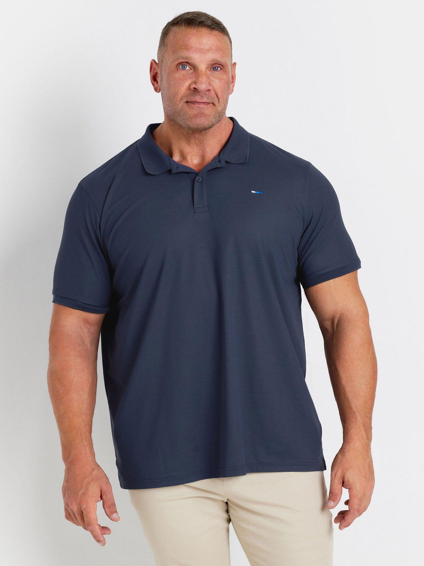 badrhino-poly-pique-golf-polo-shirt-blue