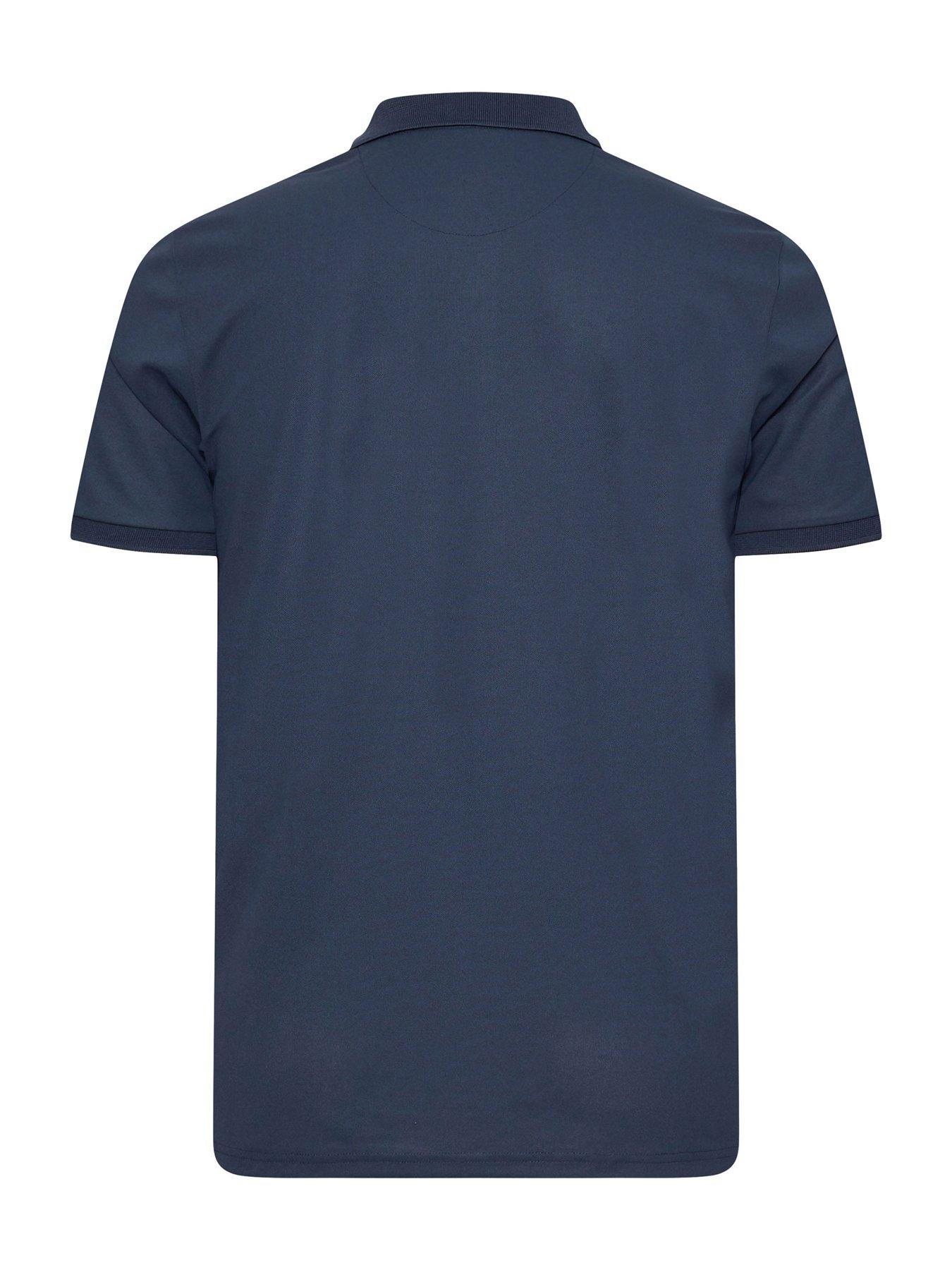 badrhino-poly-pique-golf-polo-shirt-bluestillFront
