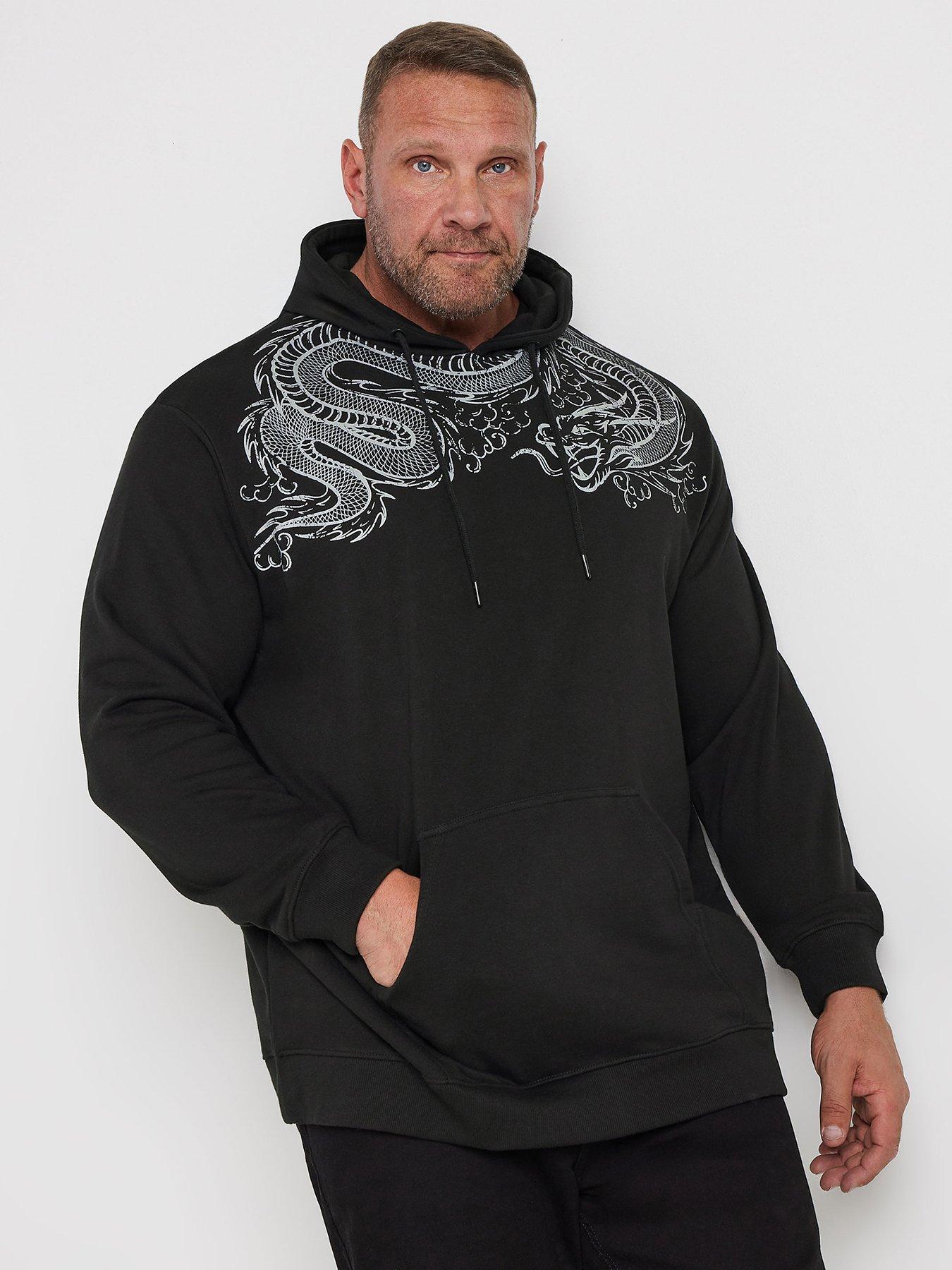 Image 1 of 1 of BadRhino Dragon Hoodie - Black