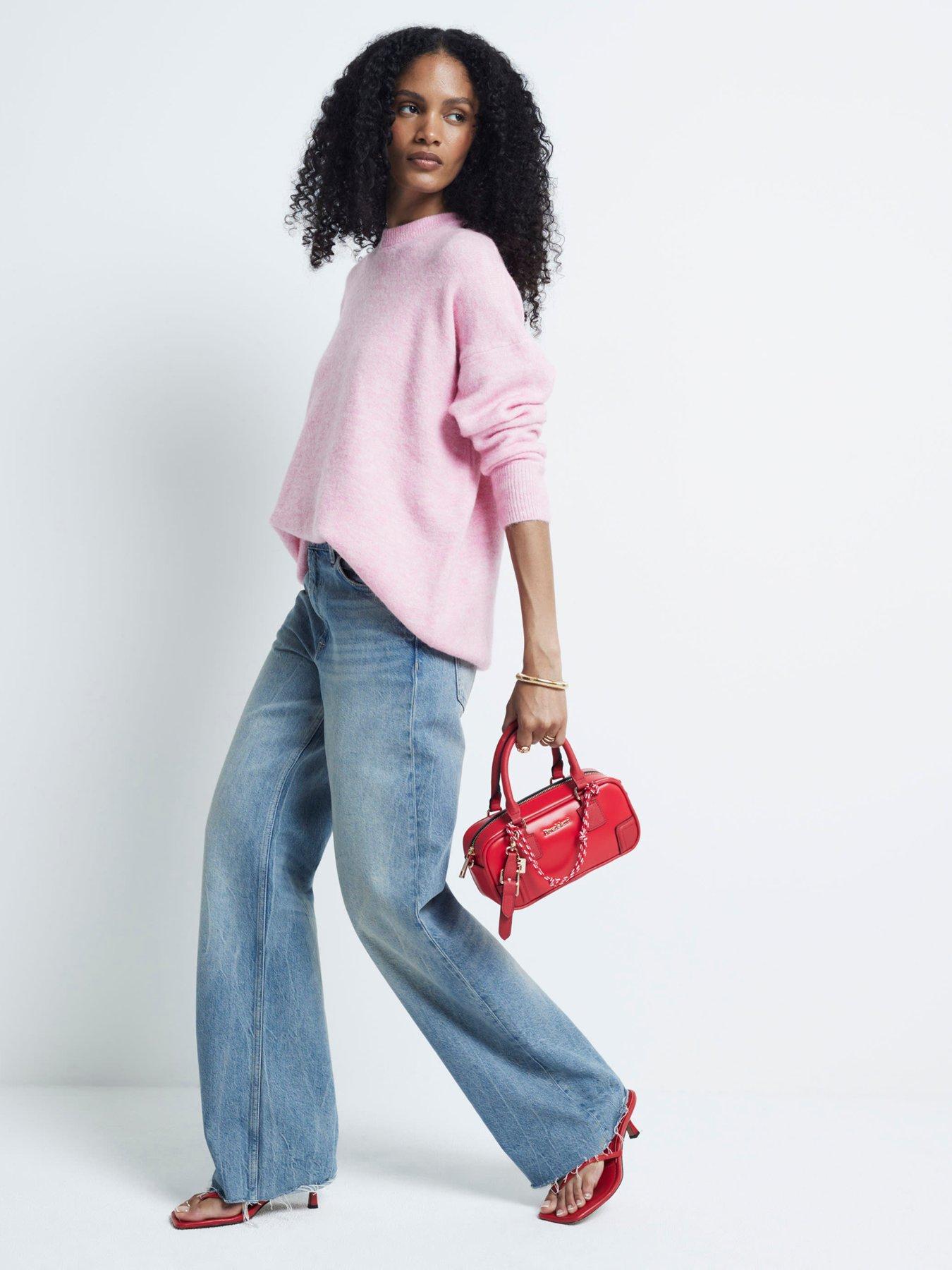 river-island-oversized-jumper-bright-pinkback