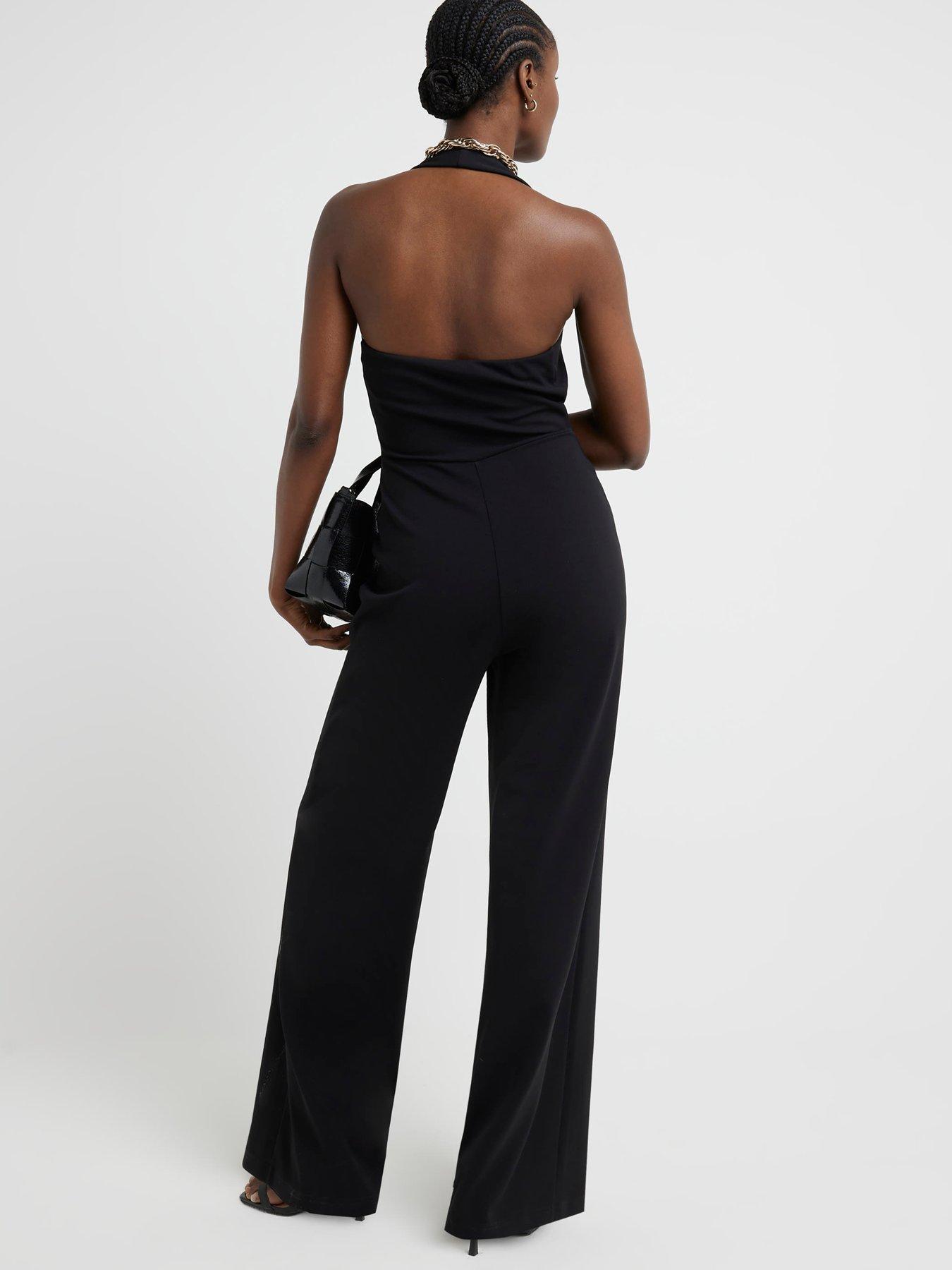 river-island-halterneck-waistcoat-jumpsuit-blackstillFront