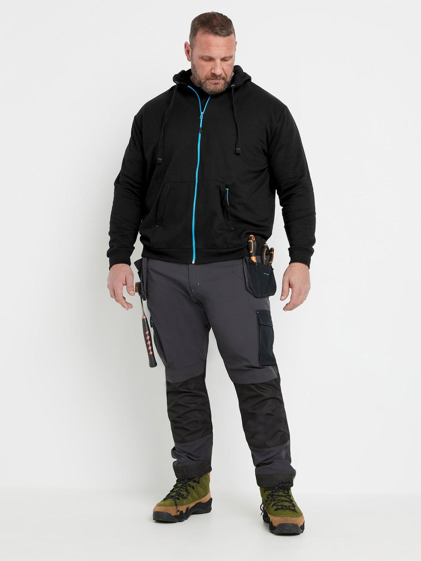 Image 3 of 4 of BadRhino Zip Thru Workwear Jacket - Black