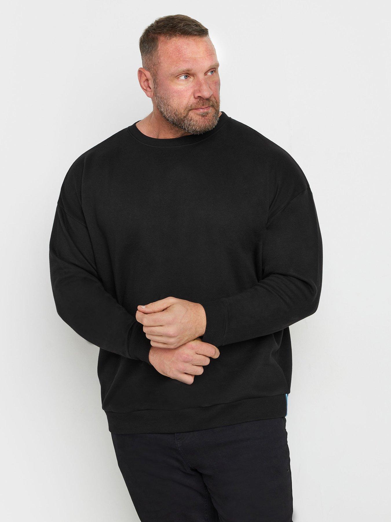 badrhino-big-amp-tall-workwear-crew-neck-sweatshirt-blackfront