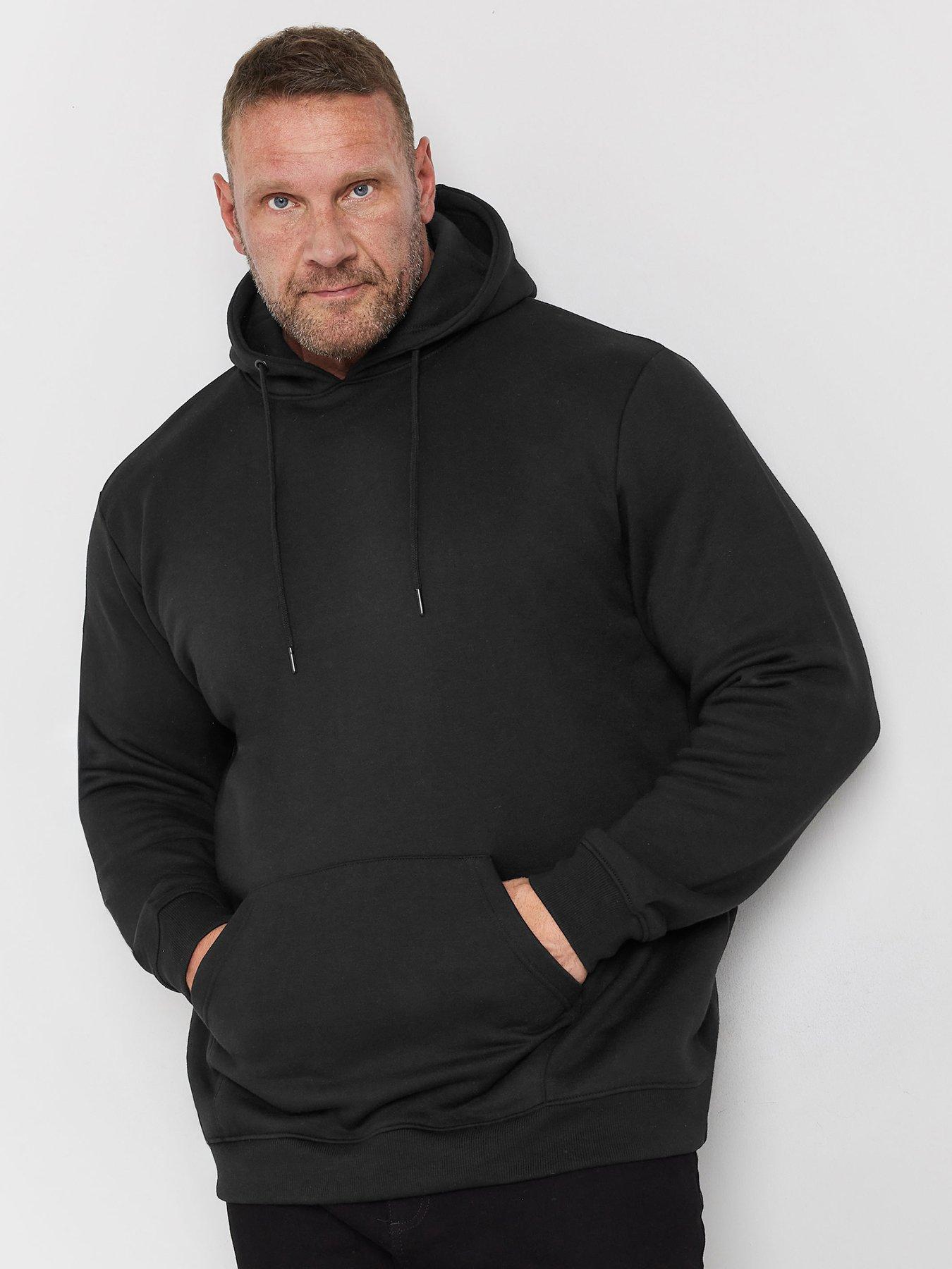 Image 1 of 1 of BadRhino Plain Hoodie - Black