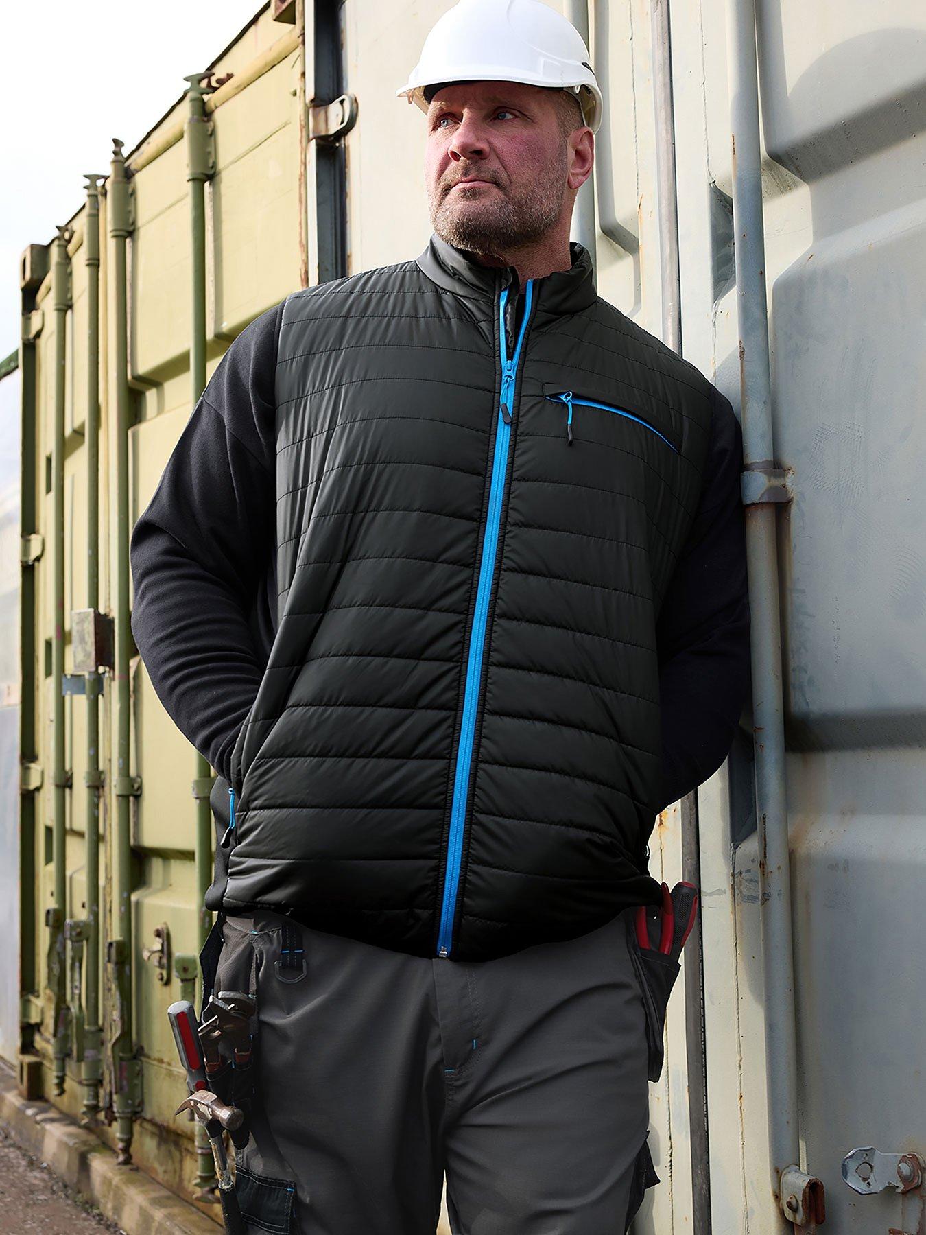 BadRhino Workwear Padded Front Gillet - Black