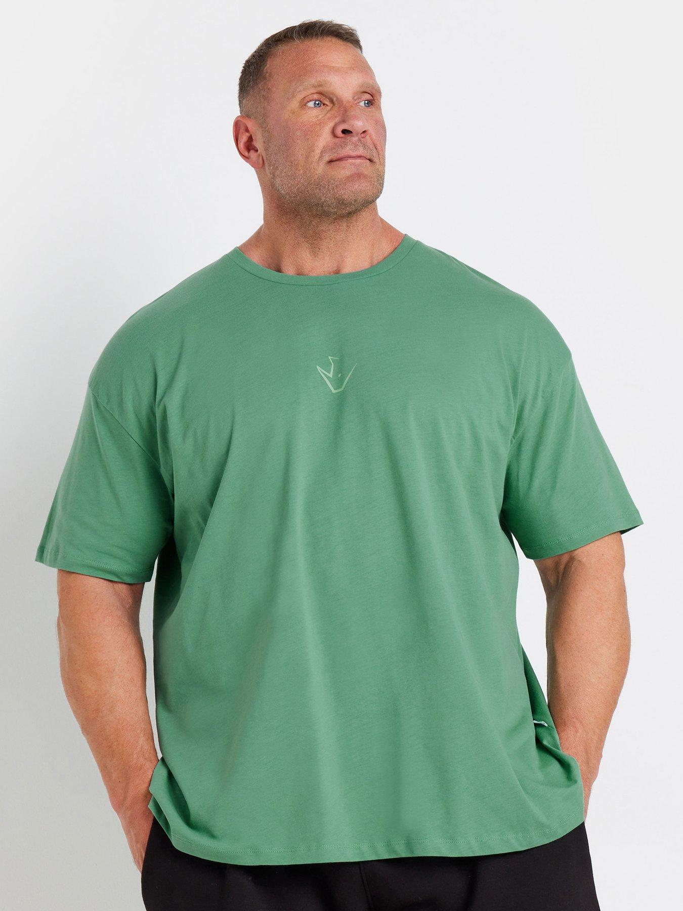 Image 1 of 4 of BadRhino Ironrhino 'training Dept' T-shirt - Green