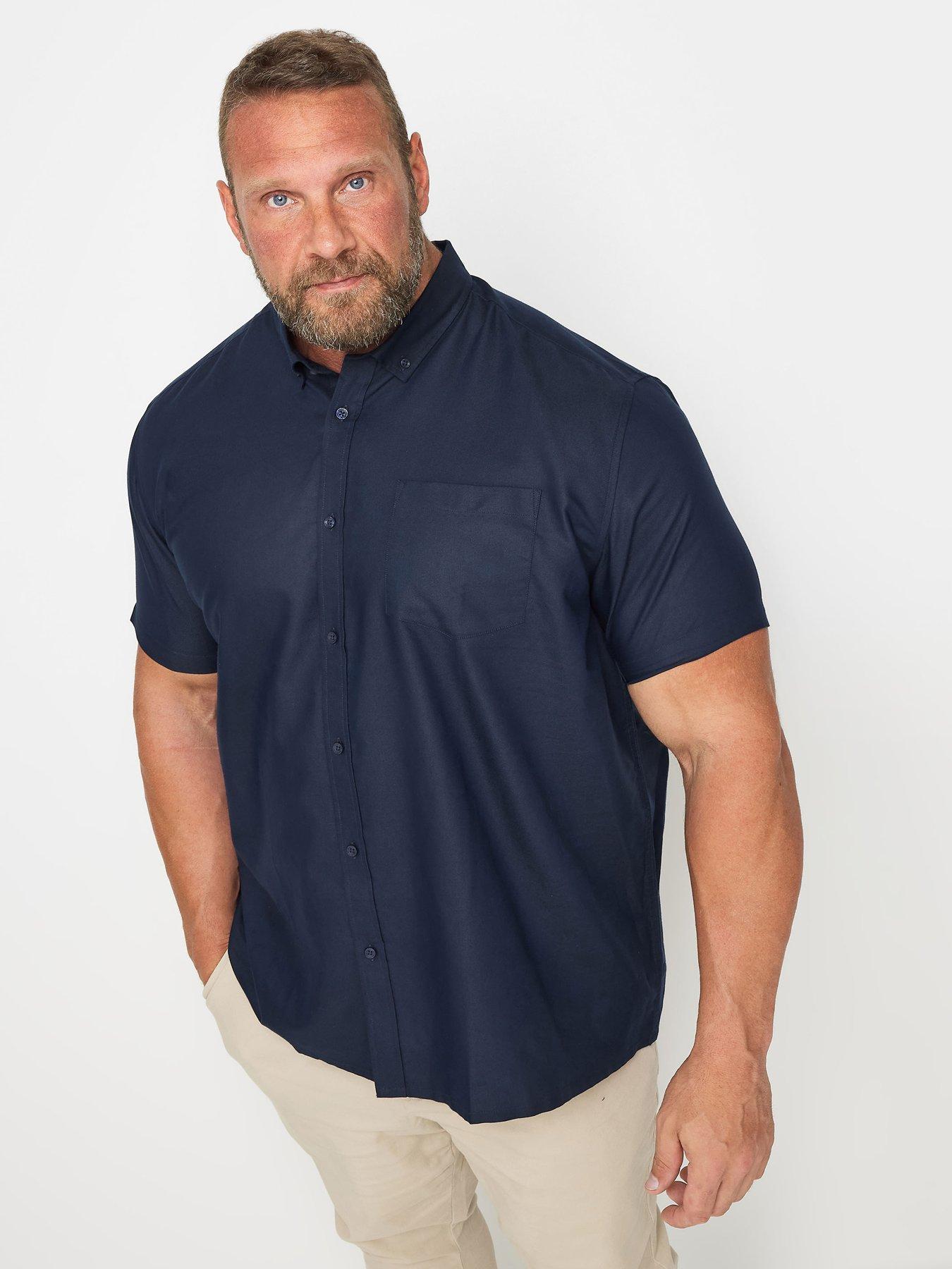 badrhino-oxford-short-sleeve-shirt-blue