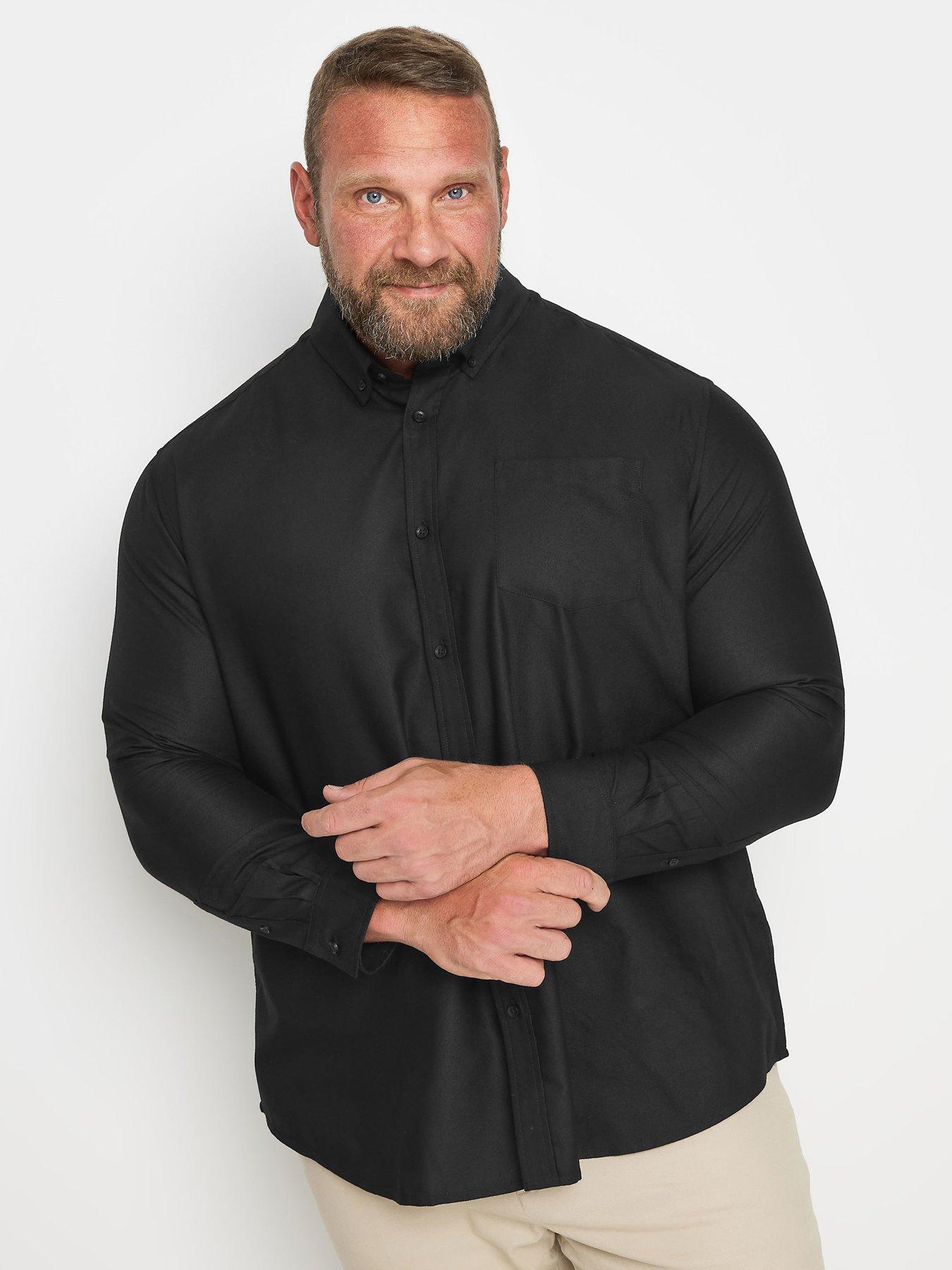 badrhino-oxford-weave-long-sleeve-shirt-black