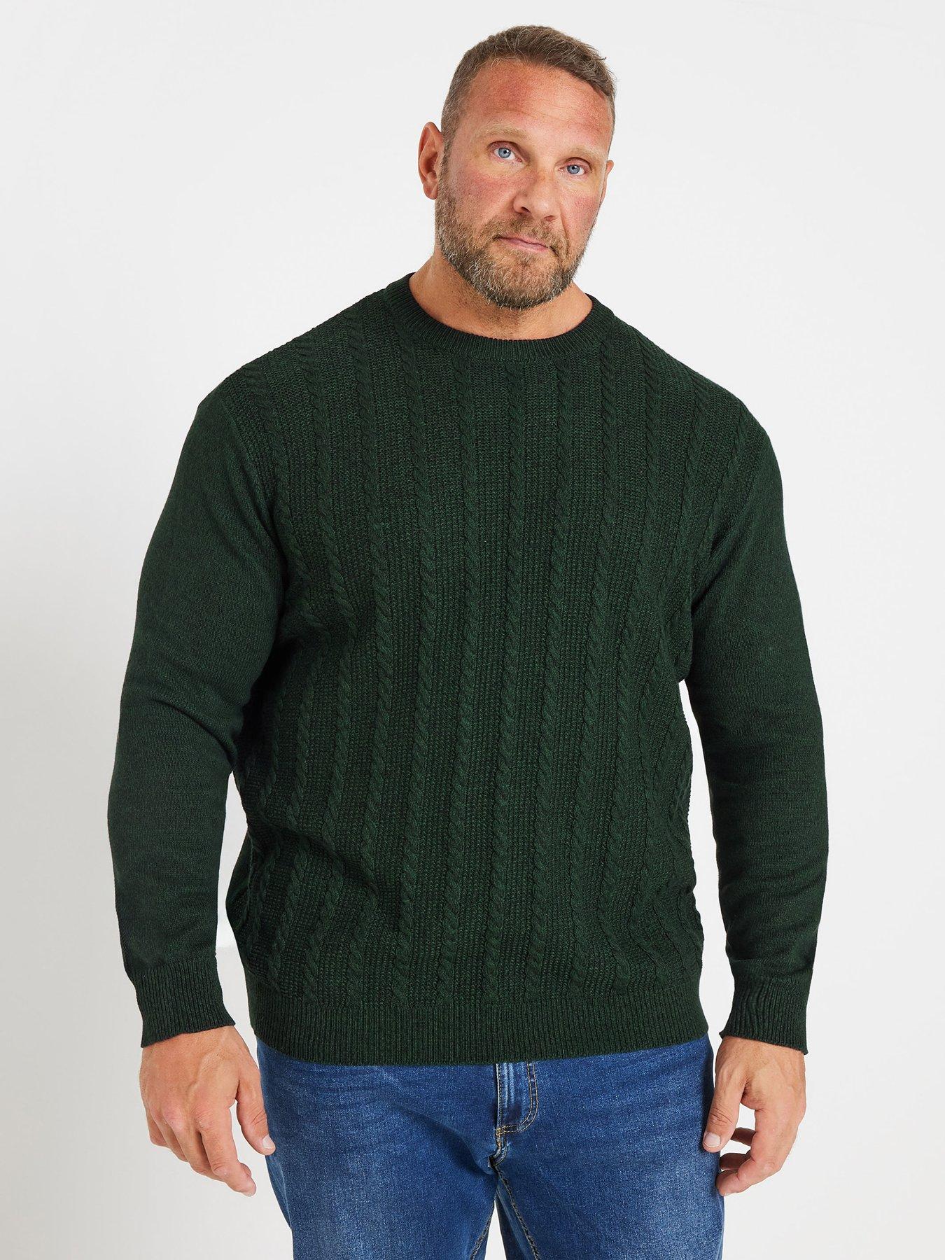 badrhino-badrhino-cable-crew-neck-knitted-jumper