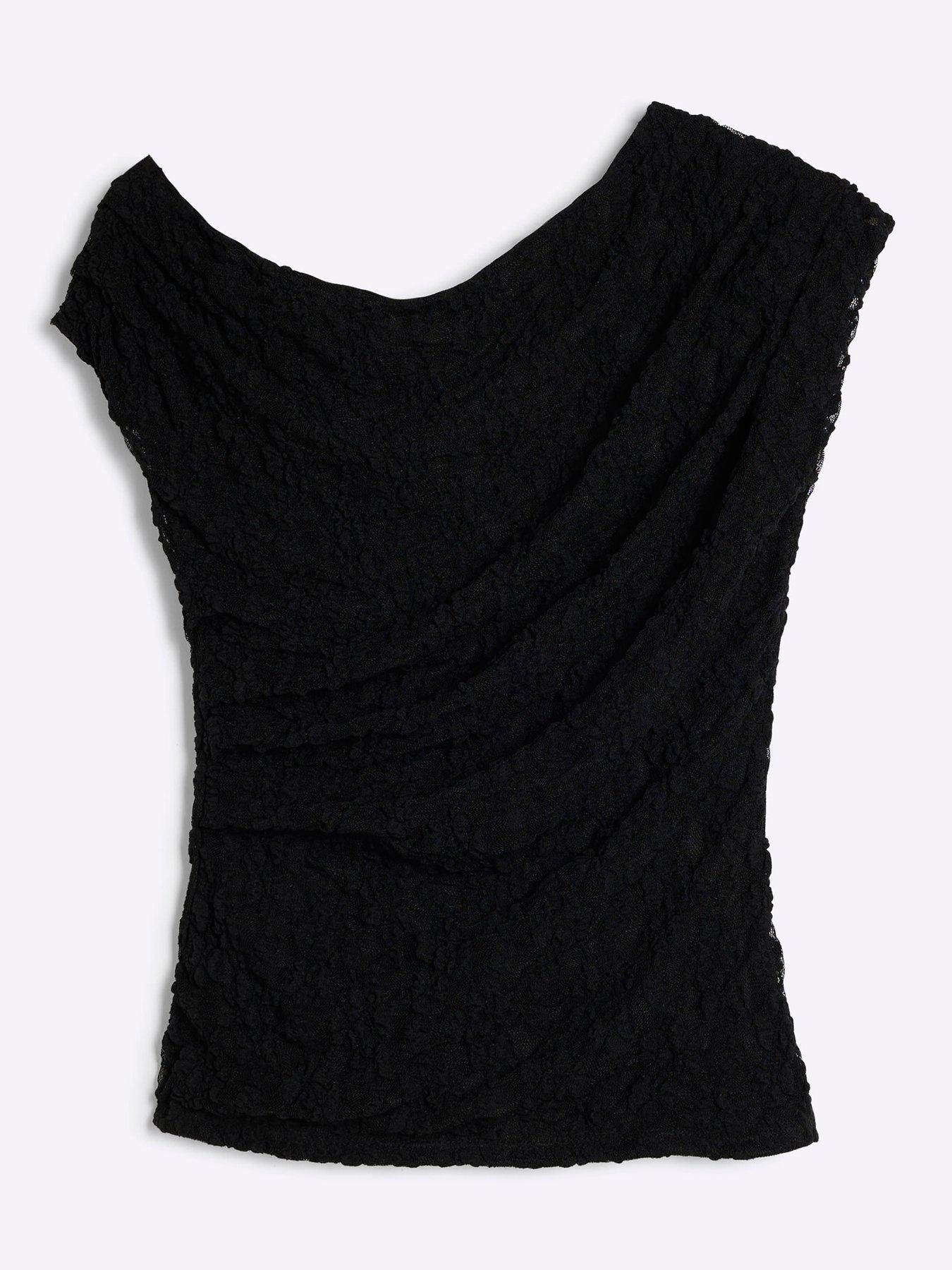 river-island-drape-top-blackoutfit