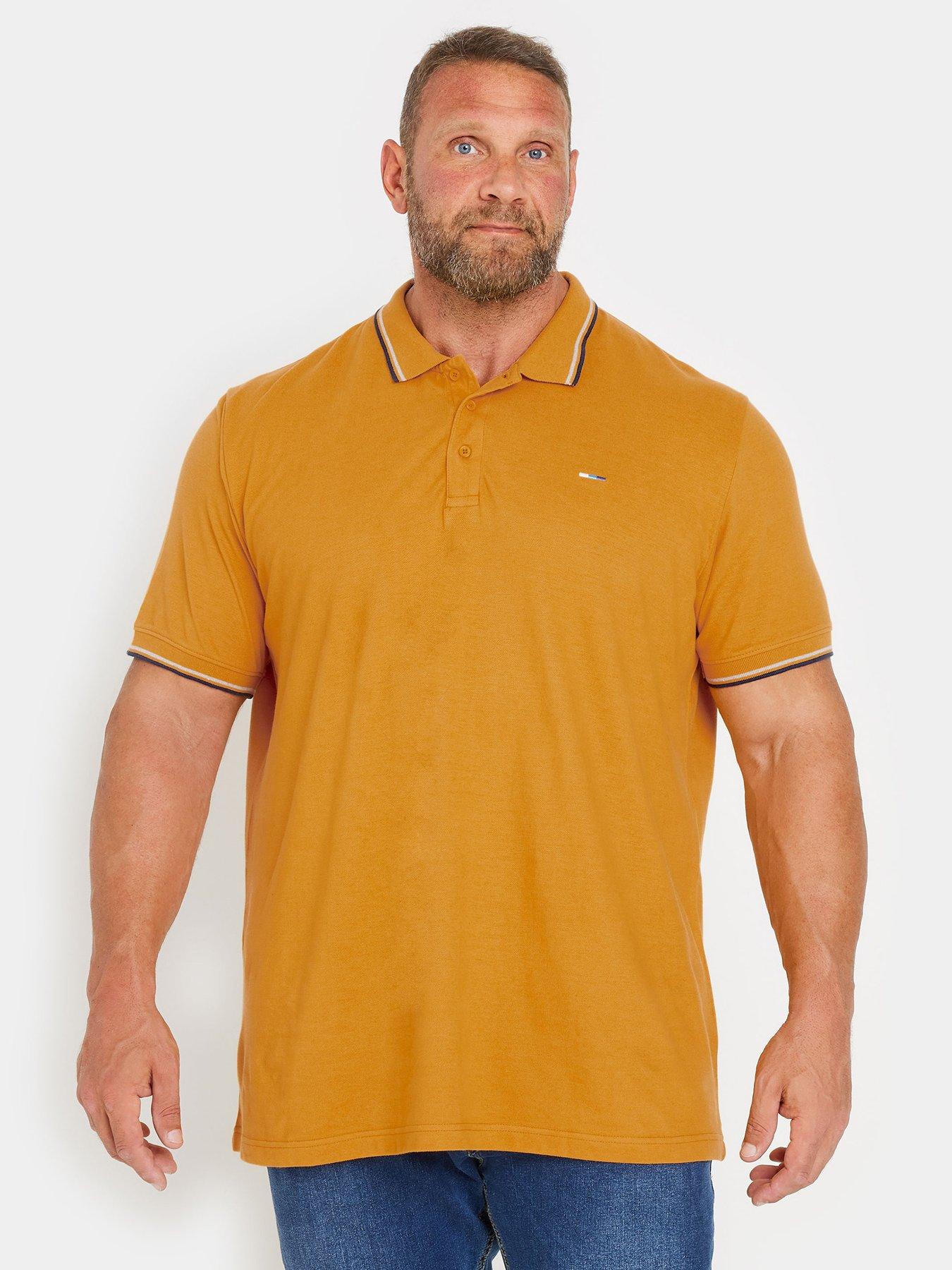 badrhino-br-tipped-polo-shirt-yellow