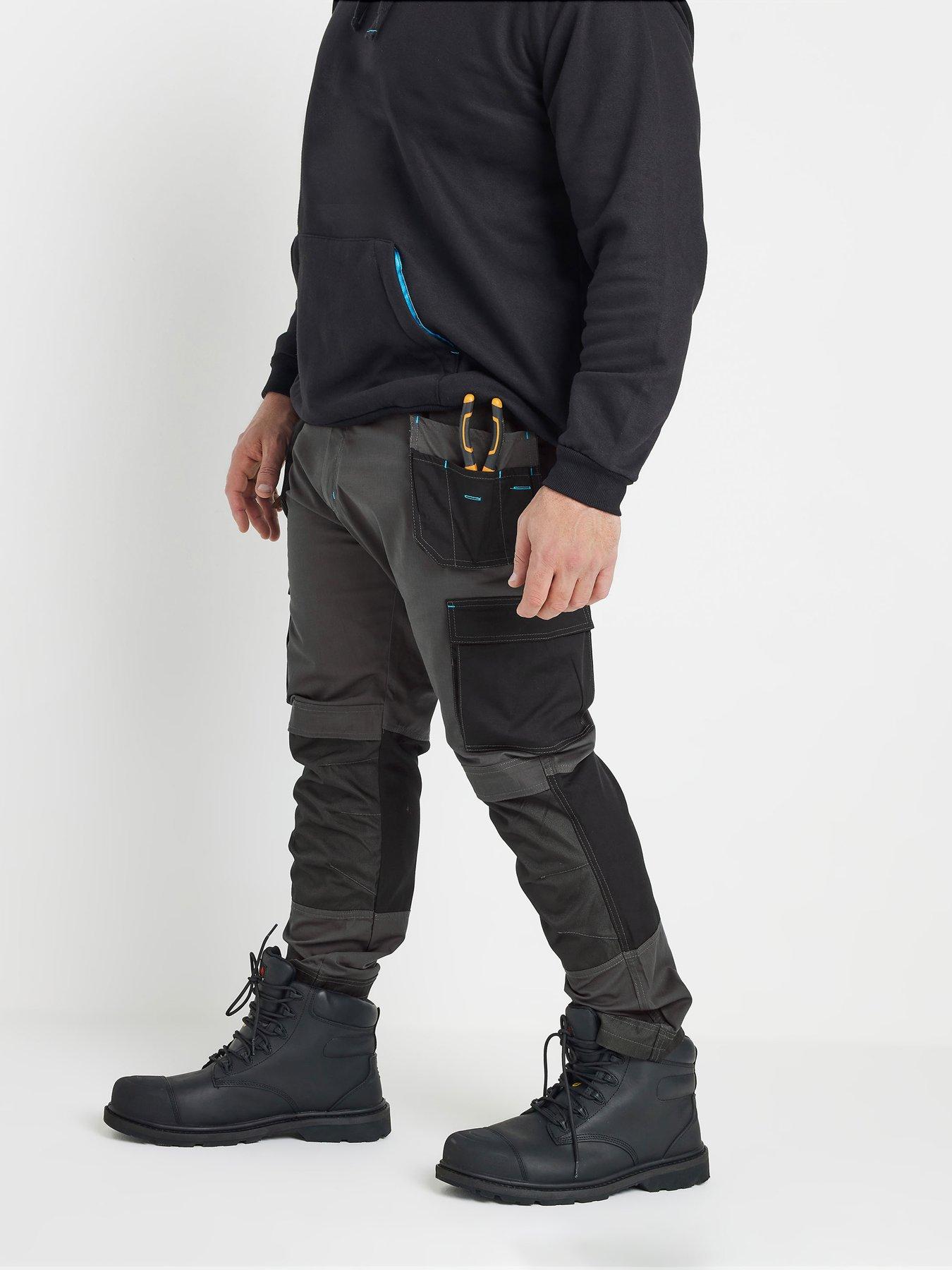 BadRhino Workwear Cargo Trousers - Black
