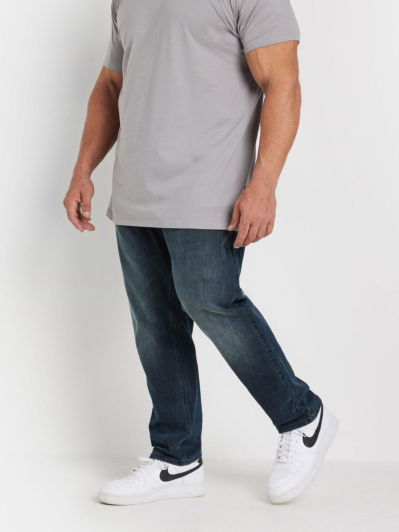undefined Badrhino Straight Leg Denim Jeans 32"